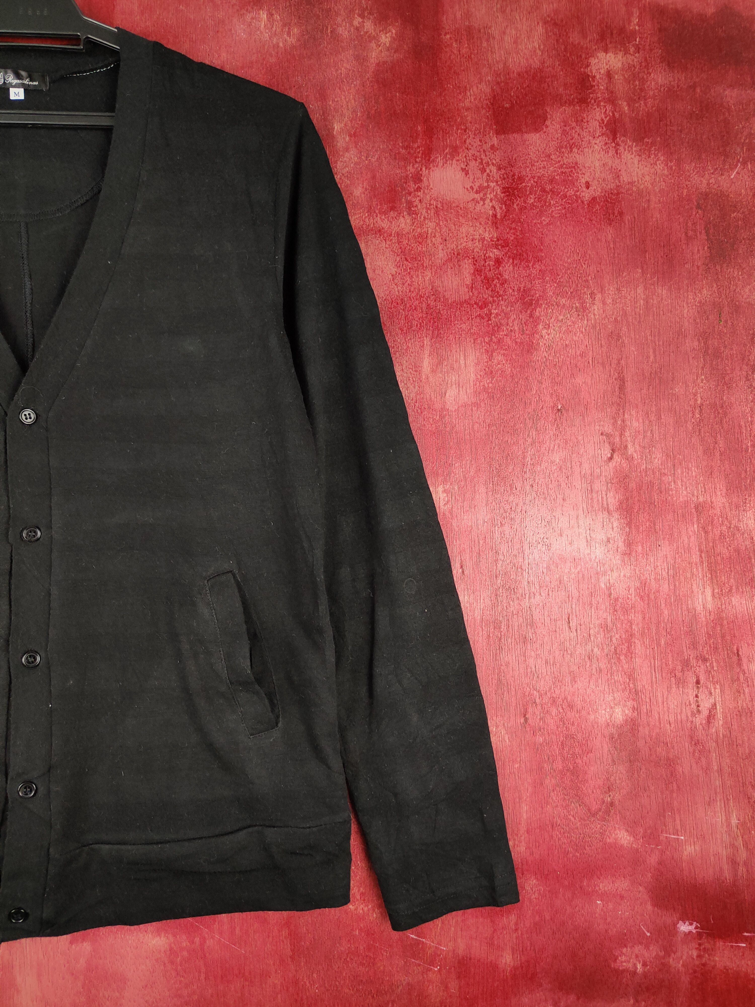 Japanese Brand × Solid and Striped Regasalinas Black stripe Cardigan knitwear #S863 Size M / US 6-8 / IT 42-44 - 5 Thumbnail