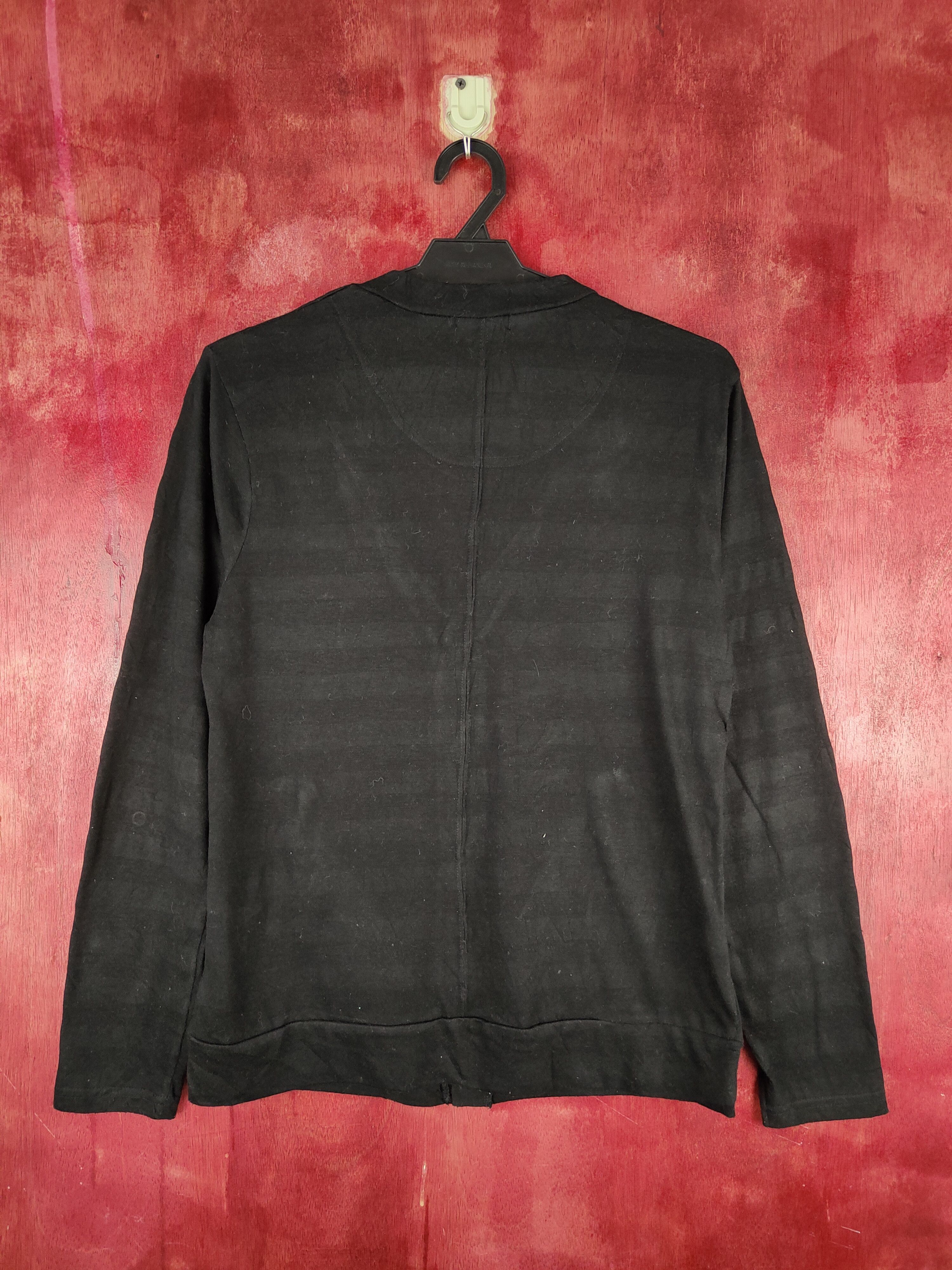 Japanese Brand × Solid and Striped Regasalinas Black stripe Cardigan knitwear #S863 Size M / US 6-8 / IT 42-44 - 7 Thumbnail