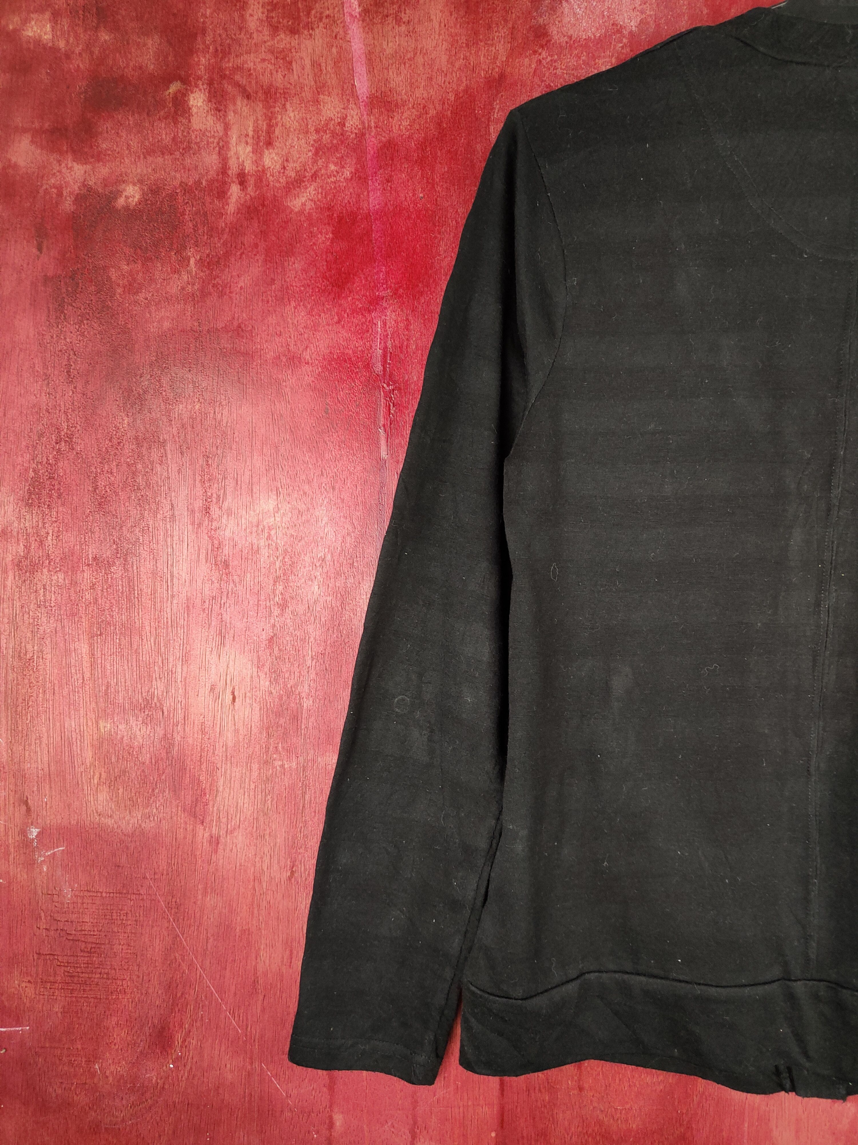 Japanese Brand × Solid and Striped Regasalinas Black stripe Cardigan knitwear #S863 Size M / US 6-8 / IT 42-44 - 8 Thumbnail