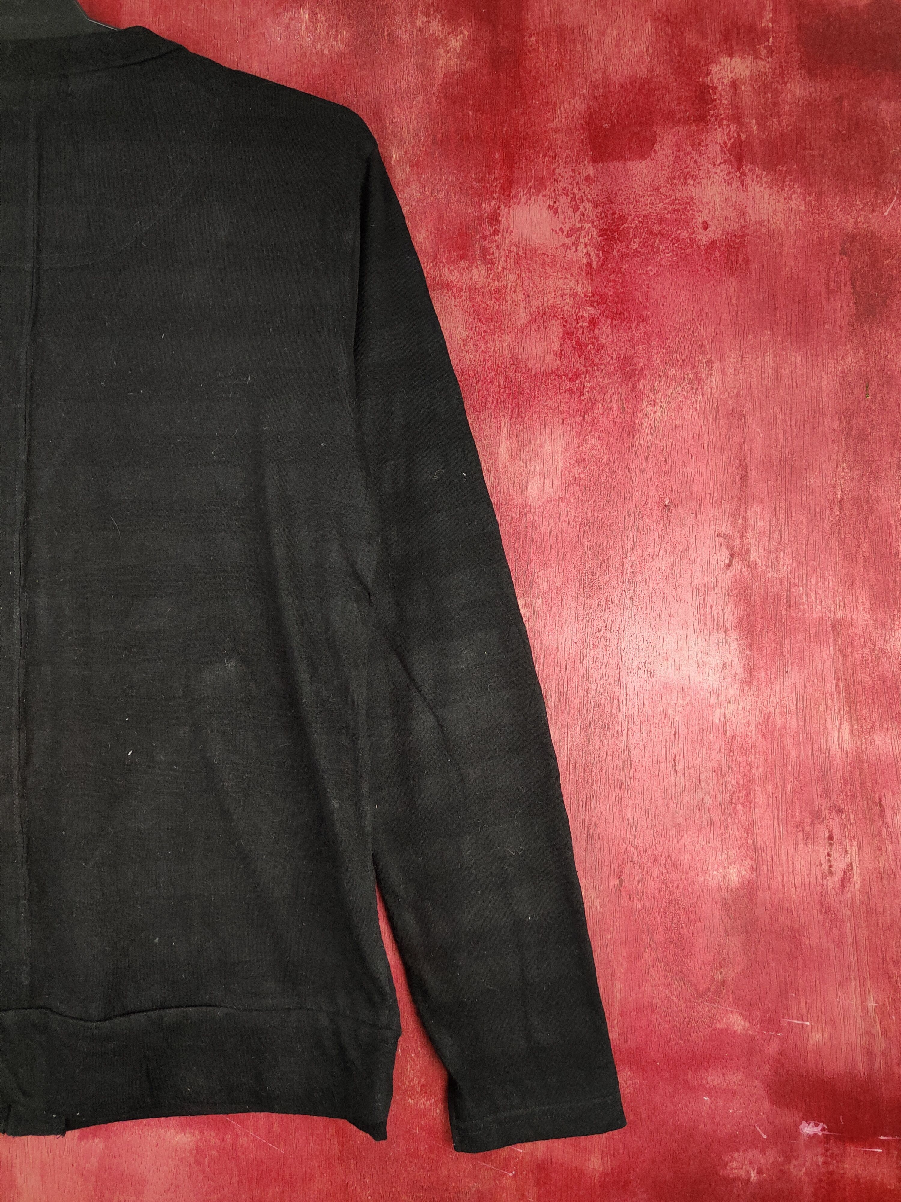 Japanese Brand × Solid and Striped Regasalinas Black stripe Cardigan knitwear #S863 Size M / US 6-8 / IT 42-44 - 9 Thumbnail