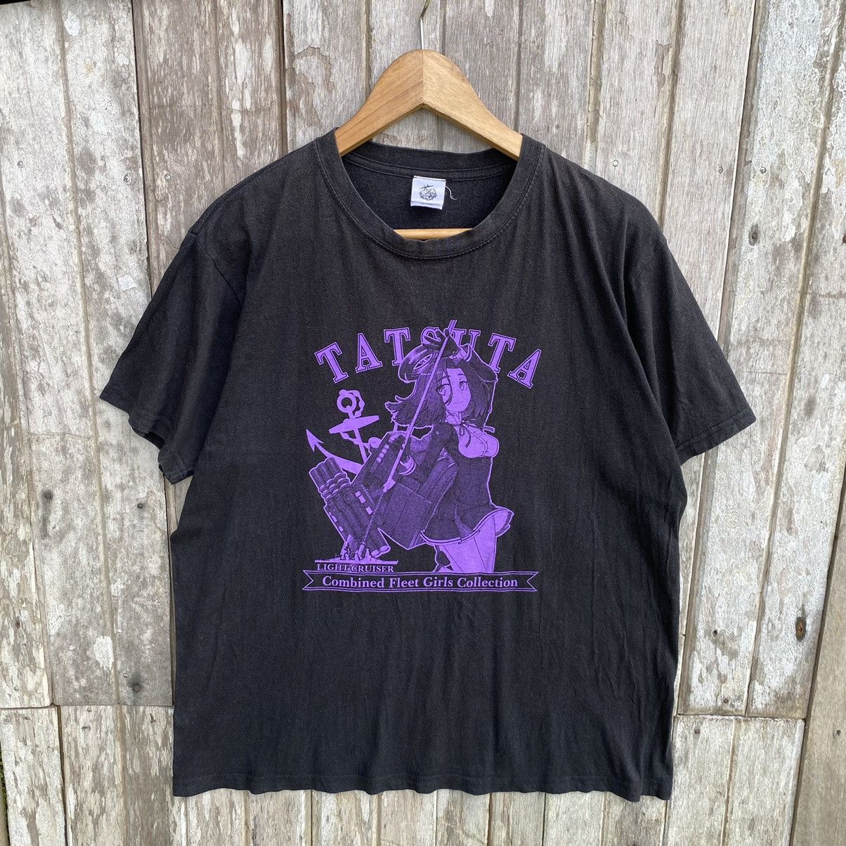 Anime Thrashed Faded Tatsuta Japanese Anime ERD GRUNGE TEE Size US L / EU 52-54 / 3 - 2 Thumbnail