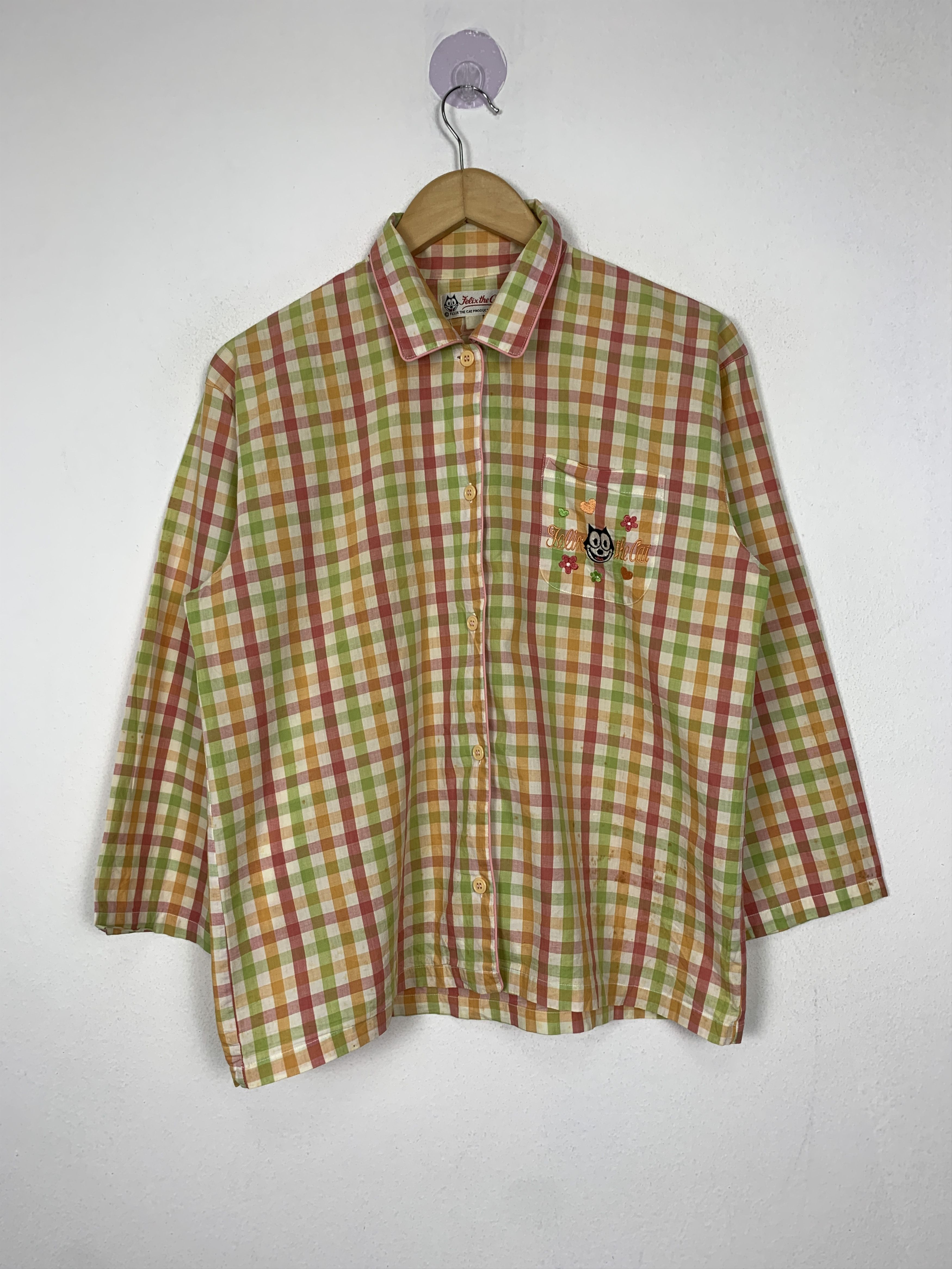 Cartoon Network Vintage CARTOON NETWORK FELIX THE CAT Button Up Shirts Size XL / US 12-14 / IT 48-50 - 1 Thumbnail