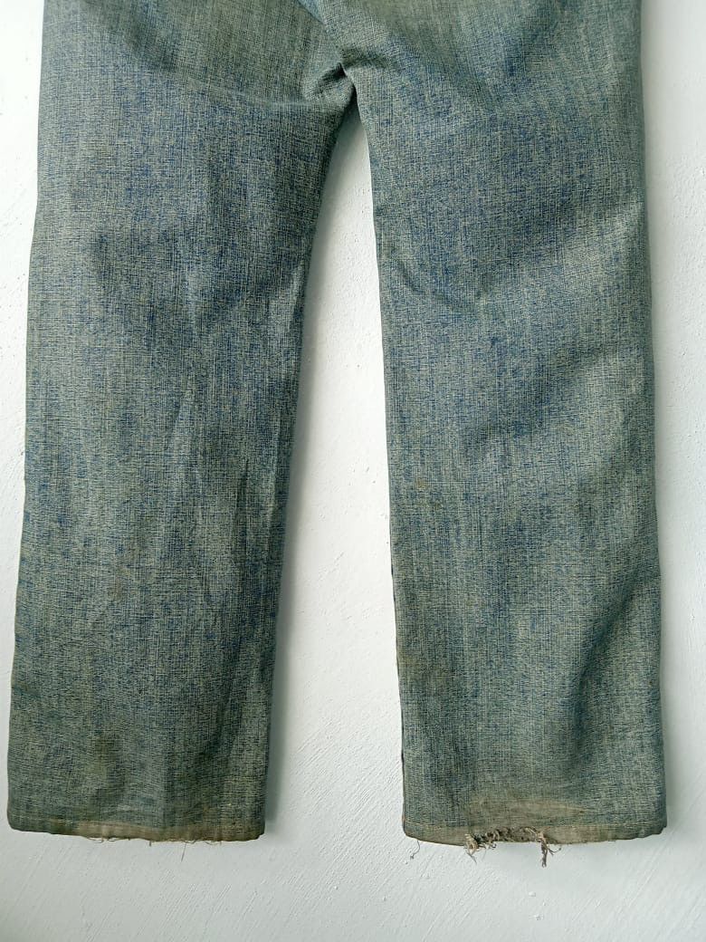 Morgan Homme Morgan Homme Distressed Ripped Patchwork Baggy Denim Size US 34 / EU 50 - 8 Thumbnail