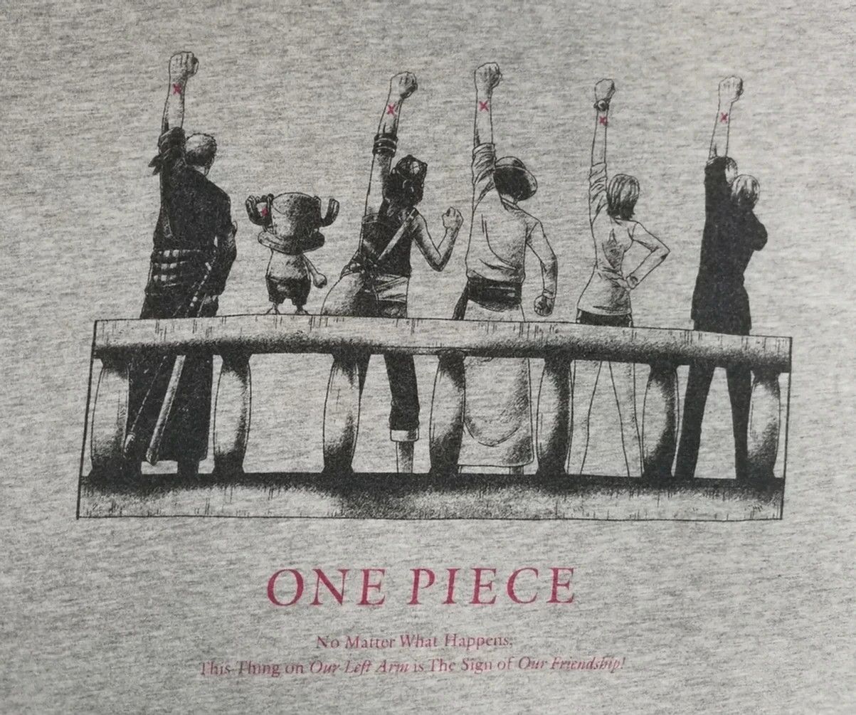 Anime × Cartoon Network × Japanese Brand One Piece Japan Anime Manga Tee Luffy Akira Streetwear Size US S / EU 44-46 / 1 - 2 Thumbnail