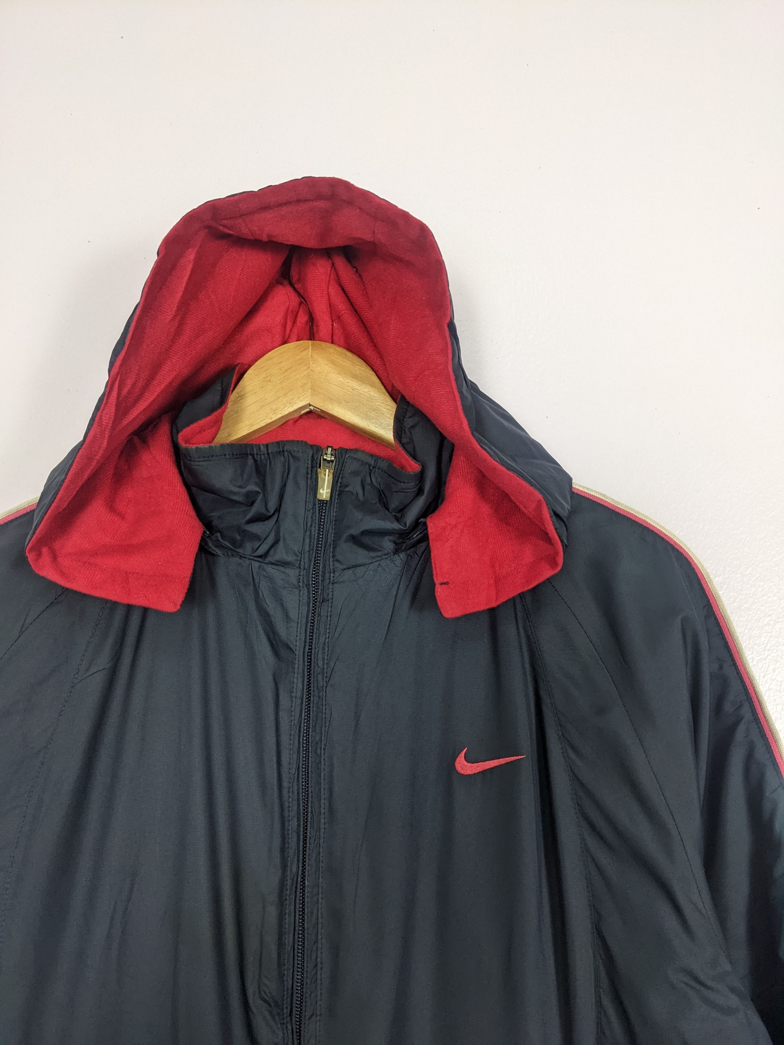 Nike Vintage Nike Zip UP Hoodie Long Jacket Windbreaker J0221 Size US M / EU 48-50 / 2 - 4 Thumbnail