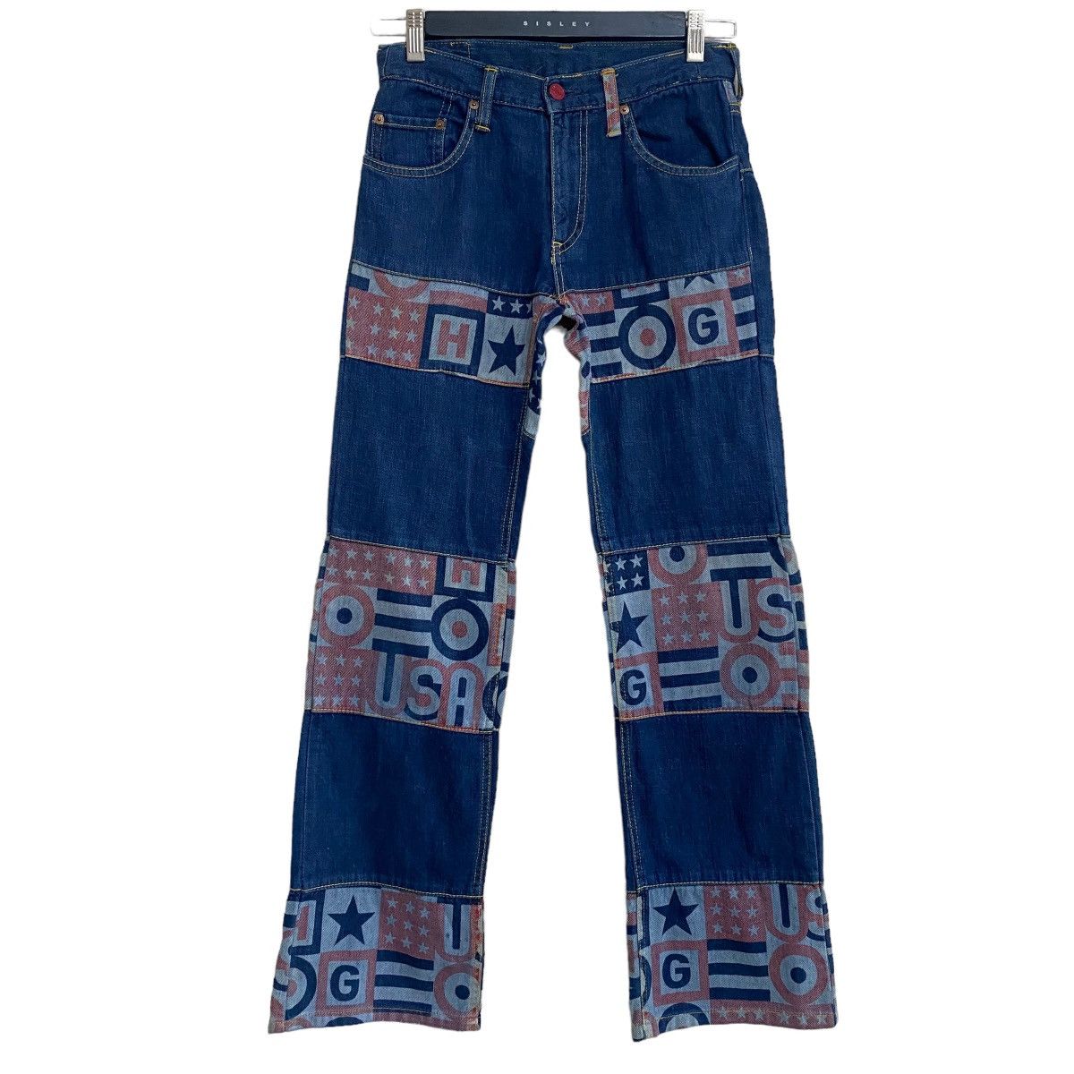 Hysteric Glamour Patchwork Jeans | Grailed