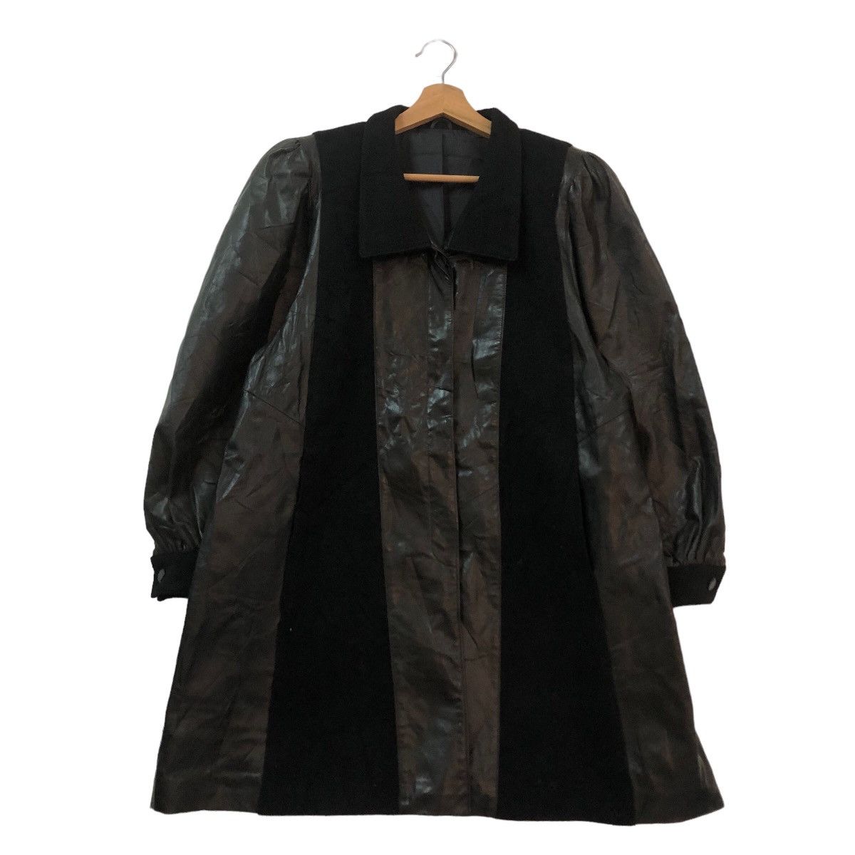 Japanese Brand VERY RARE SMOOTH LEATHER LONG JACKET WB INSPIRED RAFF SIMONS Size US L / EU 52-54 / 3 - 1 Thumbnail