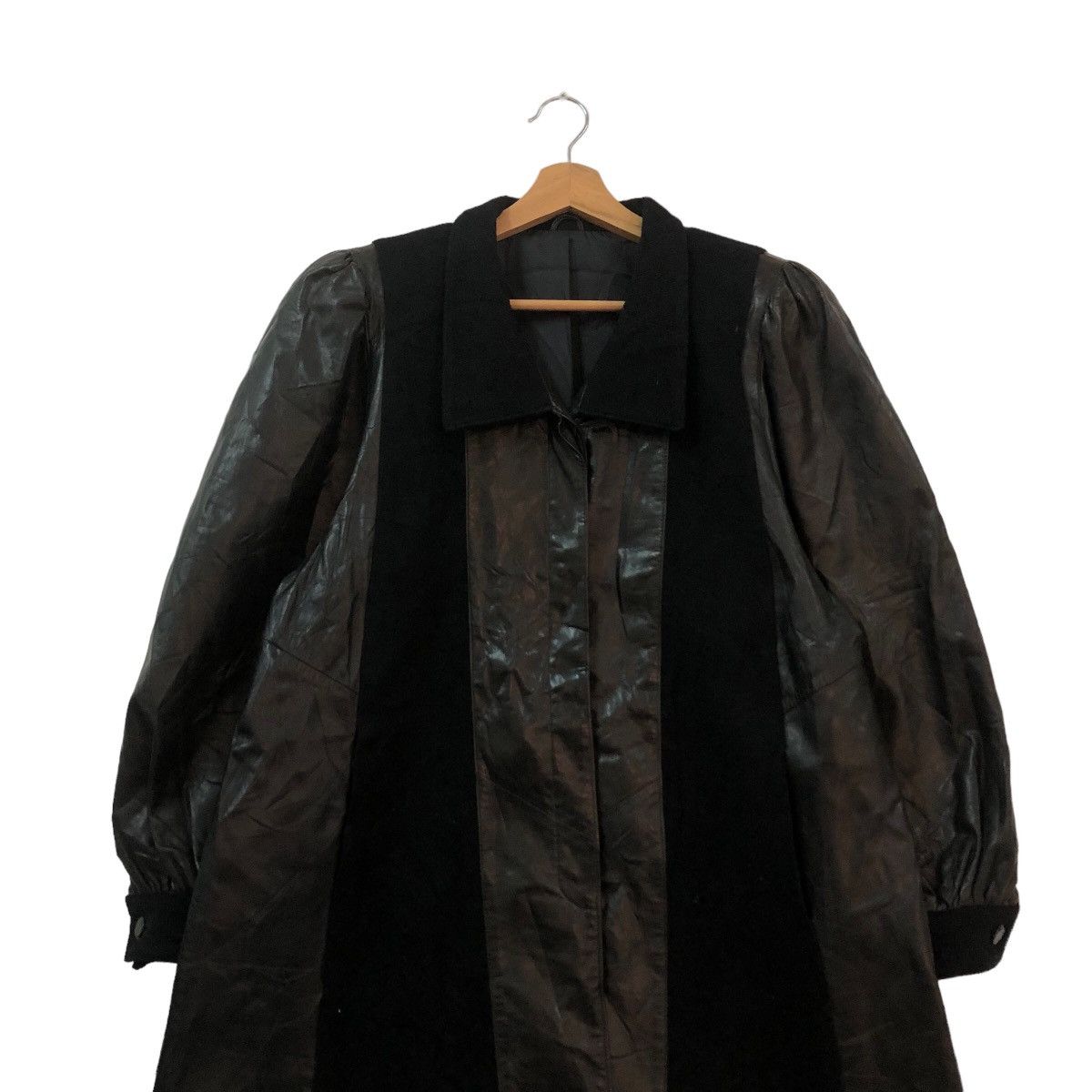Japanese Brand VERY RARE SMOOTH LEATHER LONG JACKET WB INSPIRED RAFF SIMONS Size US L / EU 52-54 / 3 - 2 Thumbnail
