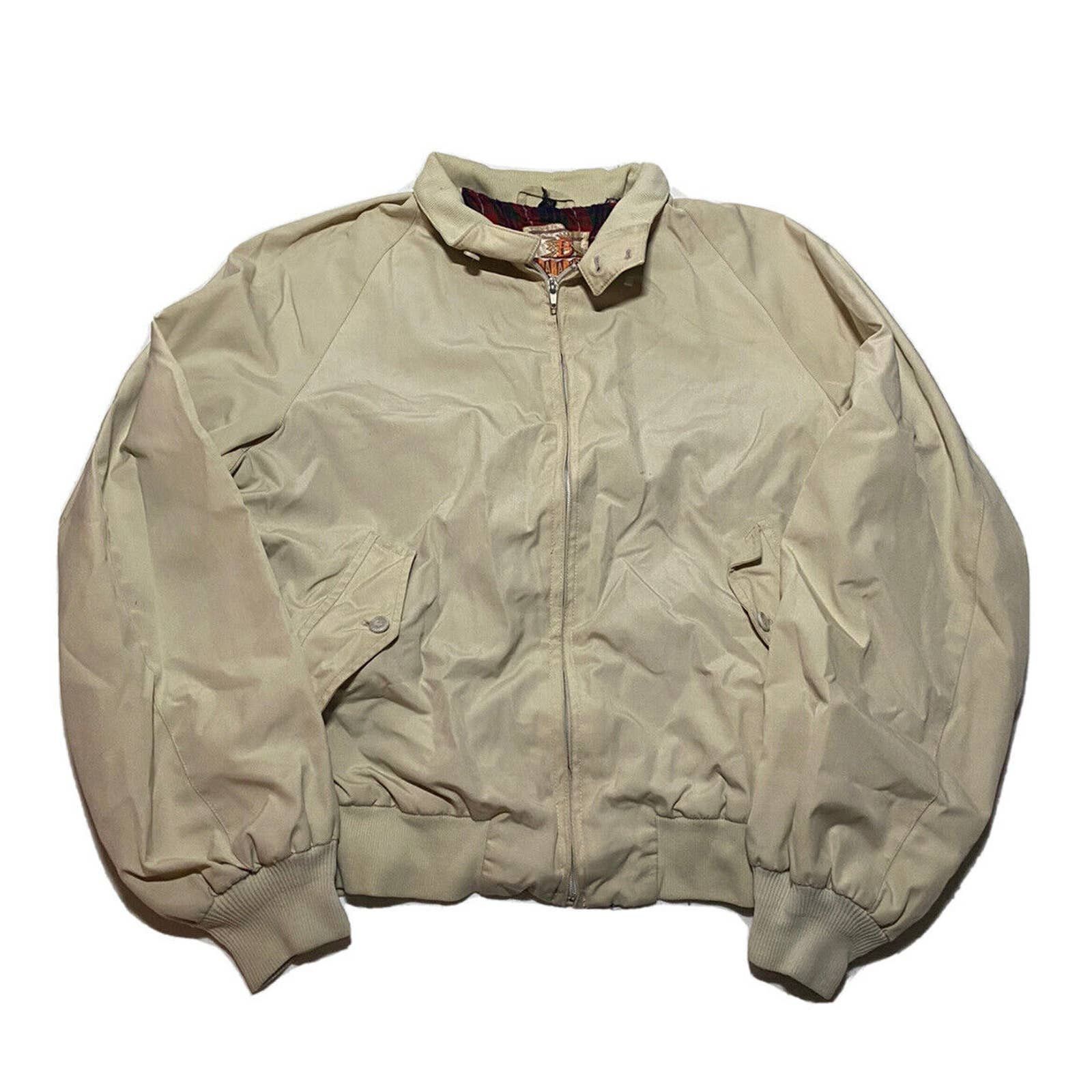 Vintage Baracuta Van Heusen Full Zip Jacket Size Medium N1