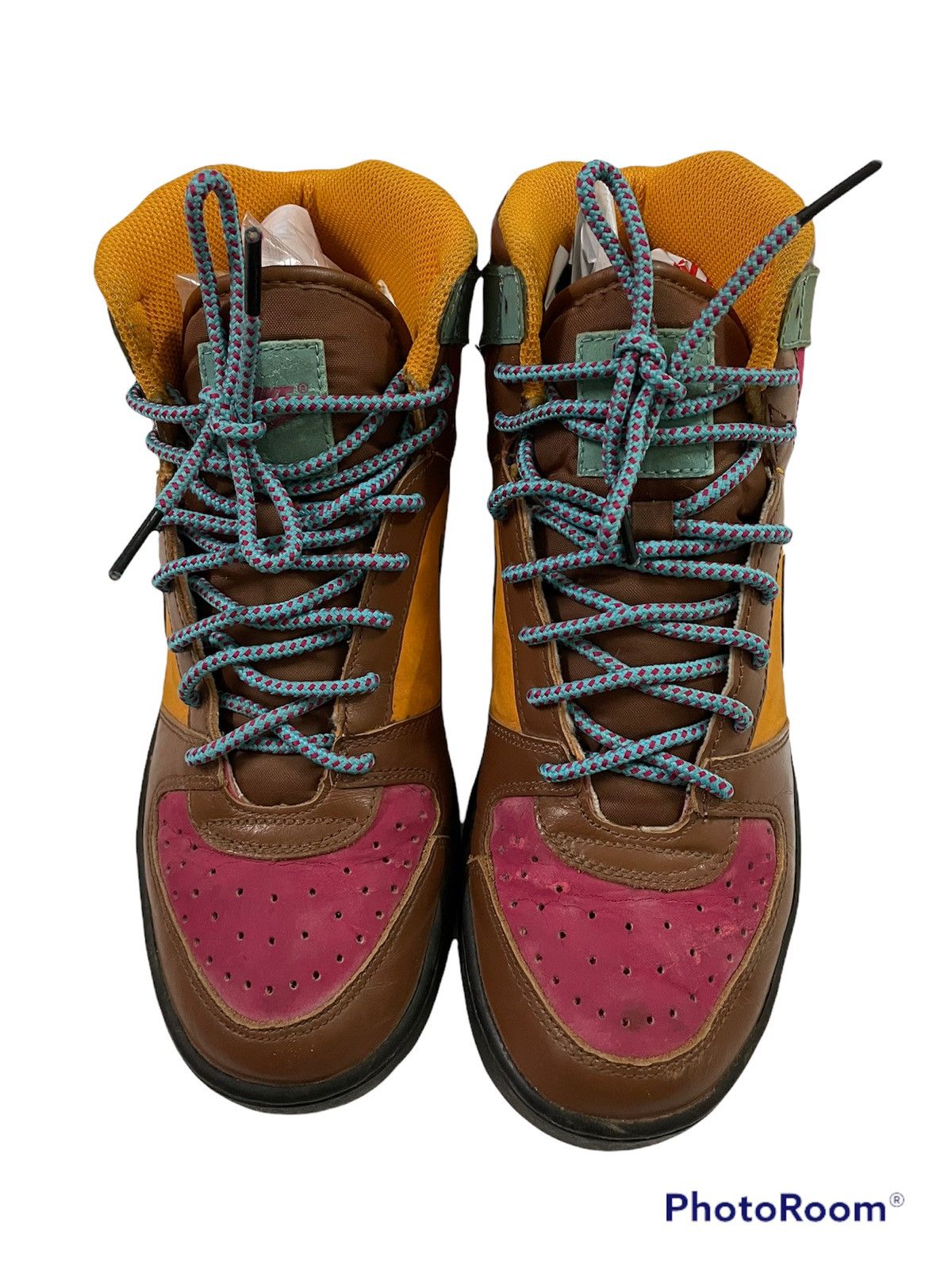 Nike 🔥LAST DROP🔥Nike Multicolour Hi-Top Sneakers Size US 5.5 / EU 38 - 3 Thumbnail