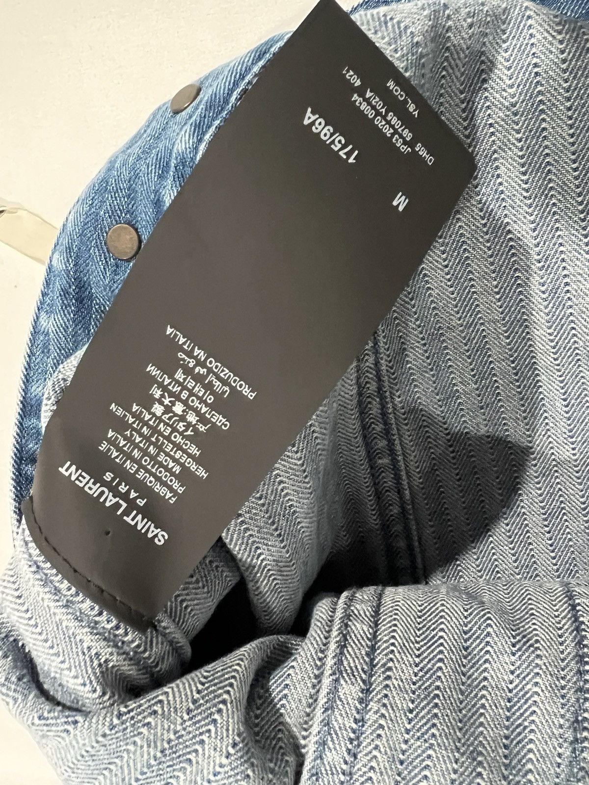 Saint Laurent Paris Saint Laurent men’s denim jacket. Size US M / EU 48-50 / 2 - 5 Thumbnail