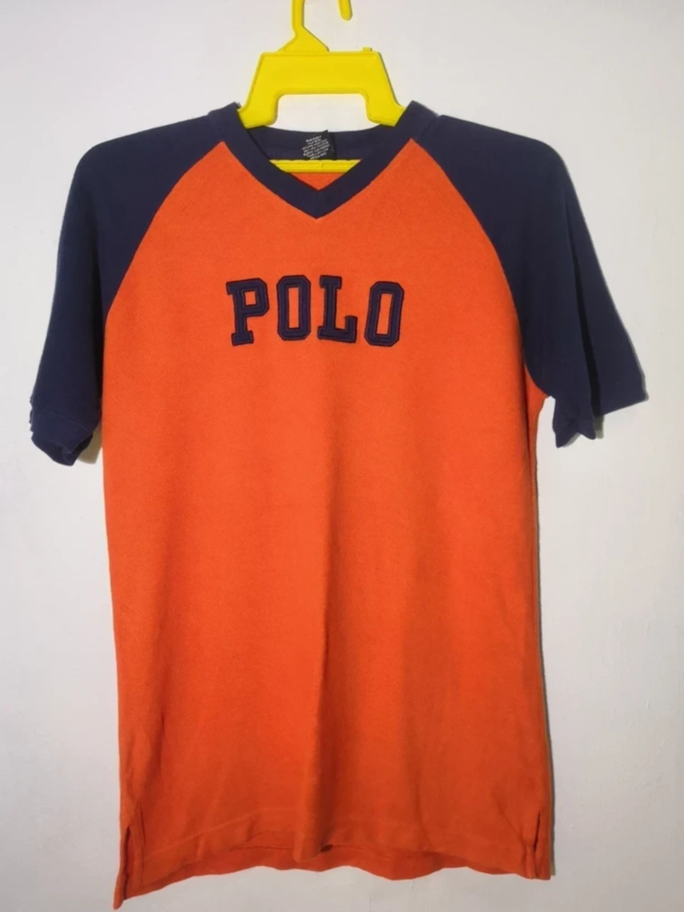 Polo Ralph Lauren Vintage Polo Ralph Lauren Spell Out T Shirt two tones Size US M / EU 48-50 / 2 - 1 Thumbnail