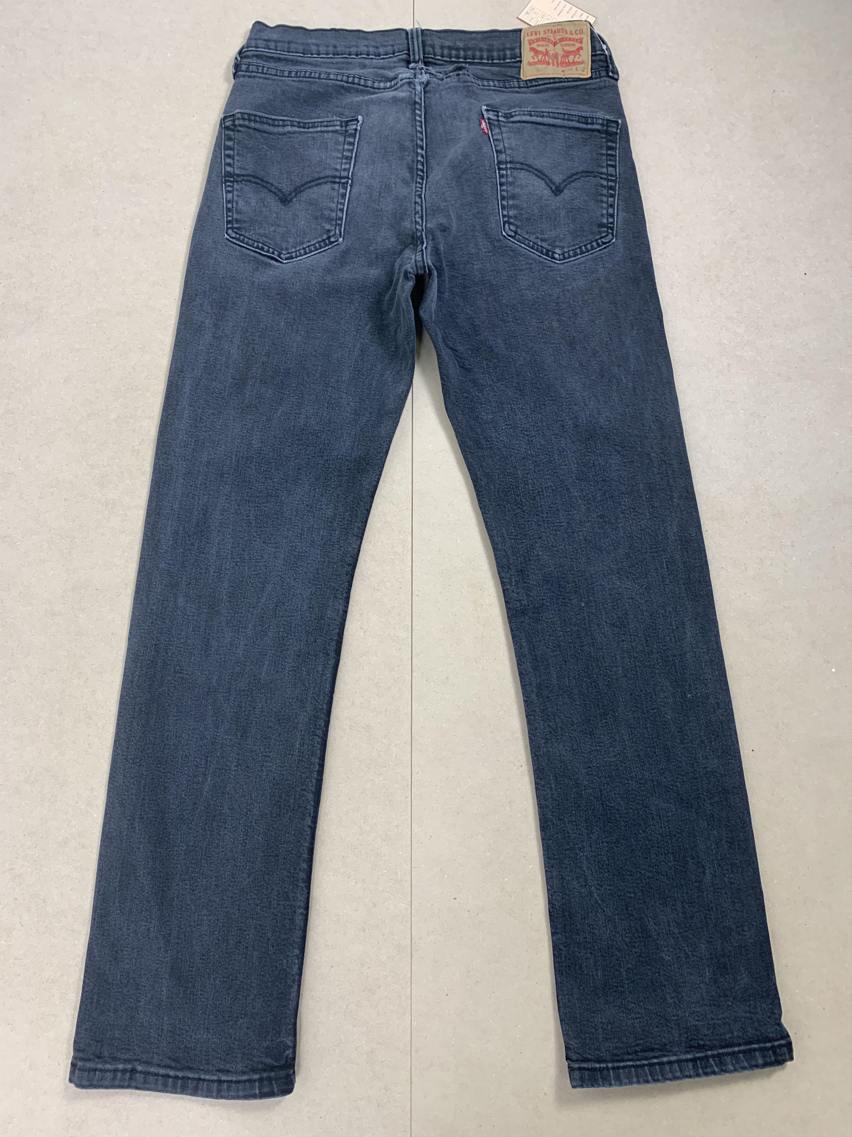 Levi's × Vintage Vintage LEVI'S 514 Faded Black Straight Cut Jeans Size US 30 / EU 46 - 5 Thumbnail