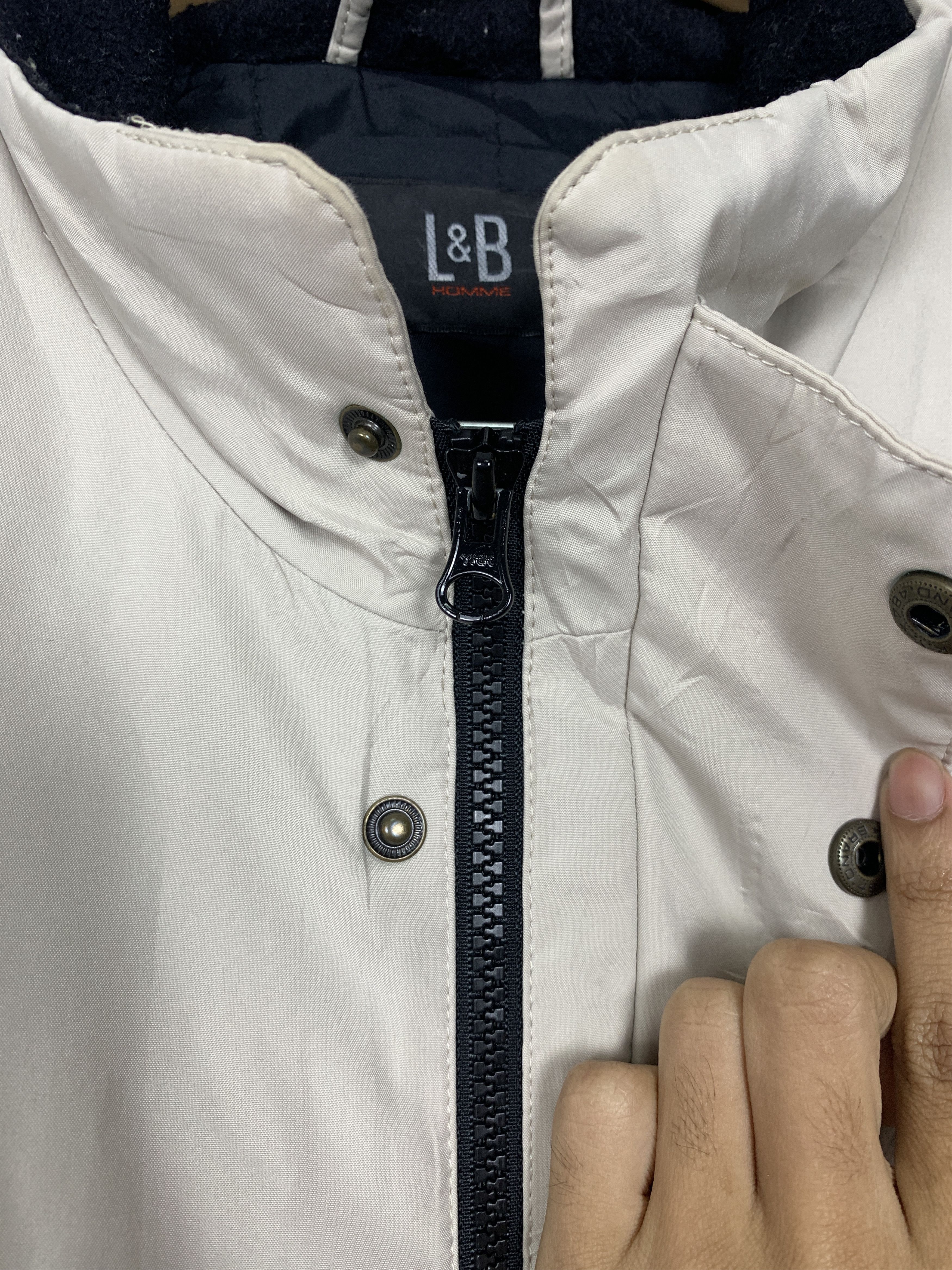 L&B Vintage L&B Zip Up Multi Pocket Long Jacket J1450 Size US M / EU 48-50 / 2 - 5 Thumbnail