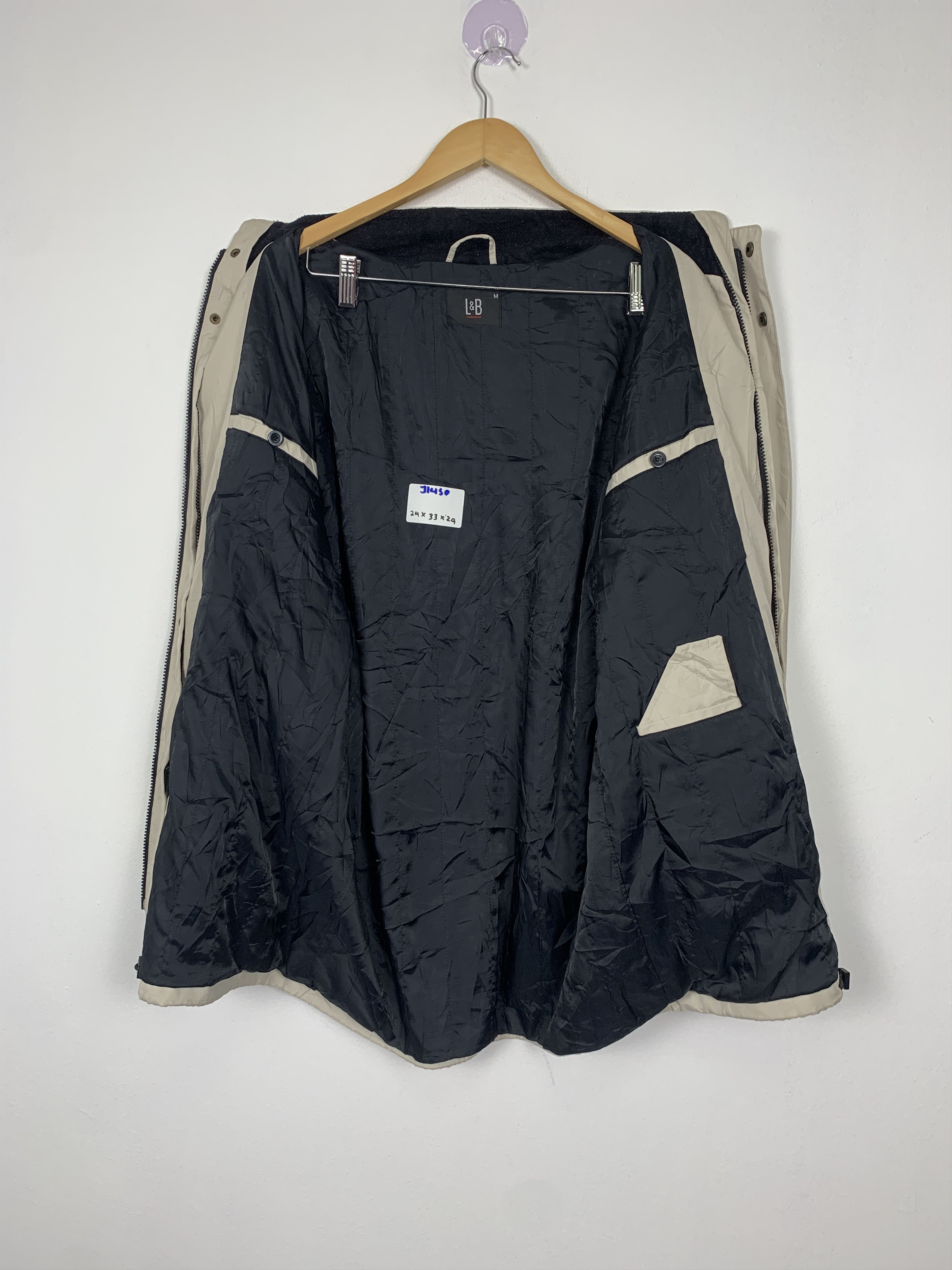 L&B Vintage L&B Zip Up Multi Pocket Long Jacket J1450 Size US M / EU 48-50 / 2 - 8 Thumbnail