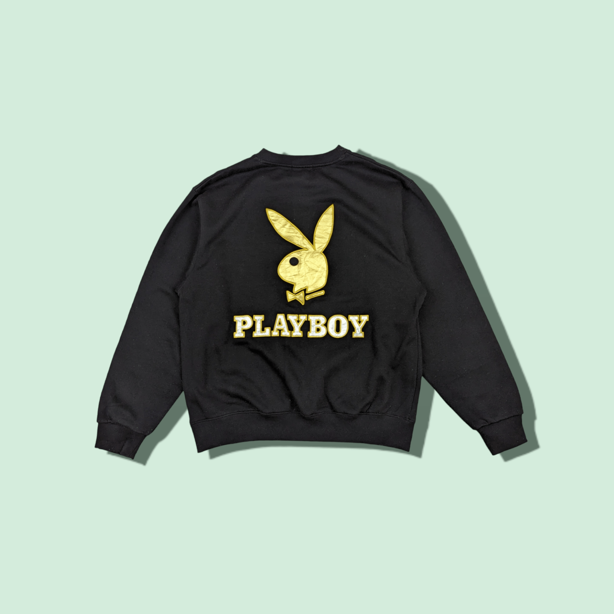 Playboy PLAYBOY Bunny Big Logo Jumper Sweatshirt Size US L / EU 52-54 / 3 - 2 Thumbnail