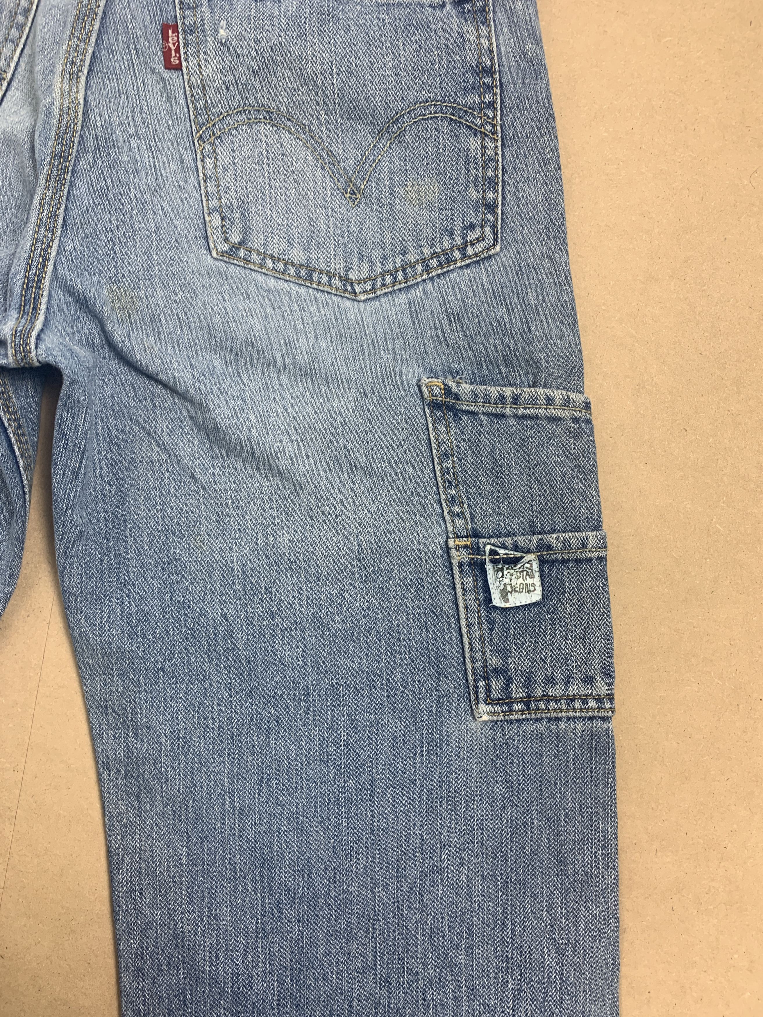 Levi's Vintage Levis Women Carpenter Baggy Faded Jeans P0241 Size 24" / US 00 / IT 34 - 7 Thumbnail