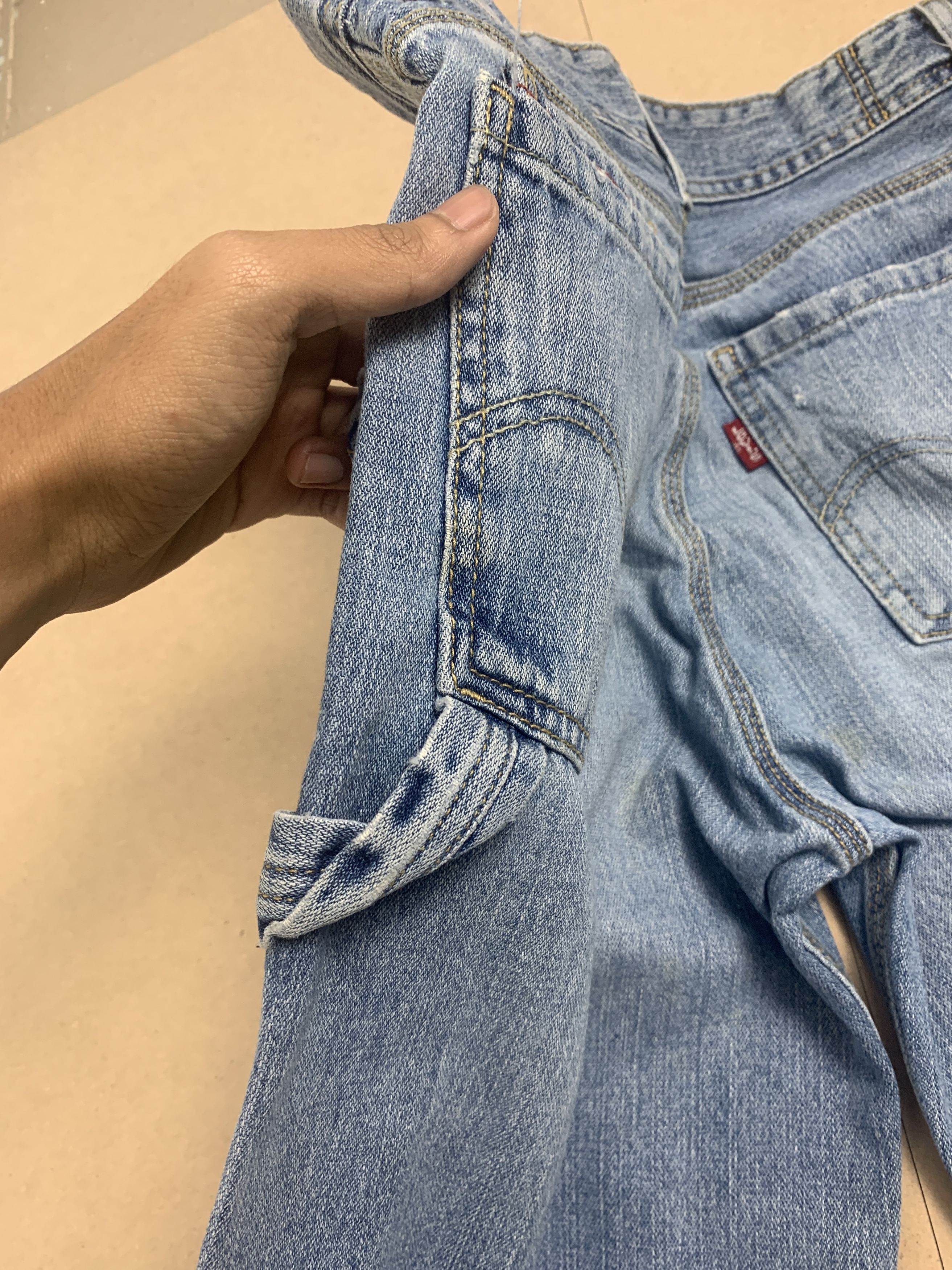Levi's Vintage Levis Women Carpenter Baggy Faded Jeans P0241 Size 24" / US 00 / IT 34 - 10 Thumbnail