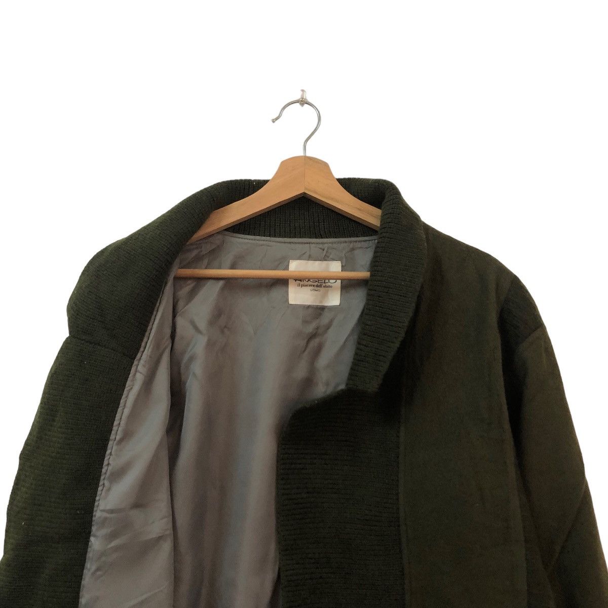 Japanese Brand VINTAGE BOMBER JACKET LEATHER PARTS ANGELO UOMO JAPAN MADE Size US M / EU 48-50 / 2 - 8 Thumbnail