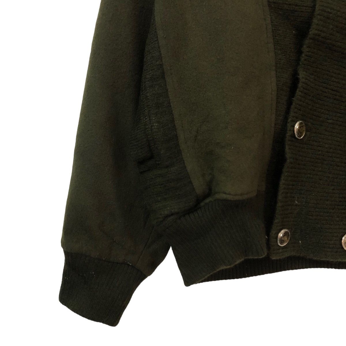Japanese Brand VINTAGE BOMBER JACKET LEATHER PARTS ANGELO UOMO JAPAN MADE Size US M / EU 48-50 / 2 - 3 Thumbnail