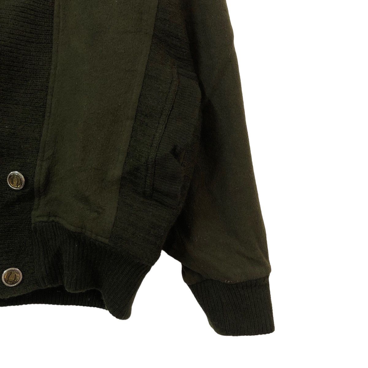 Japanese Brand VINTAGE BOMBER JACKET LEATHER PARTS ANGELO UOMO JAPAN MADE Size US M / EU 48-50 / 2 - 2 Thumbnail