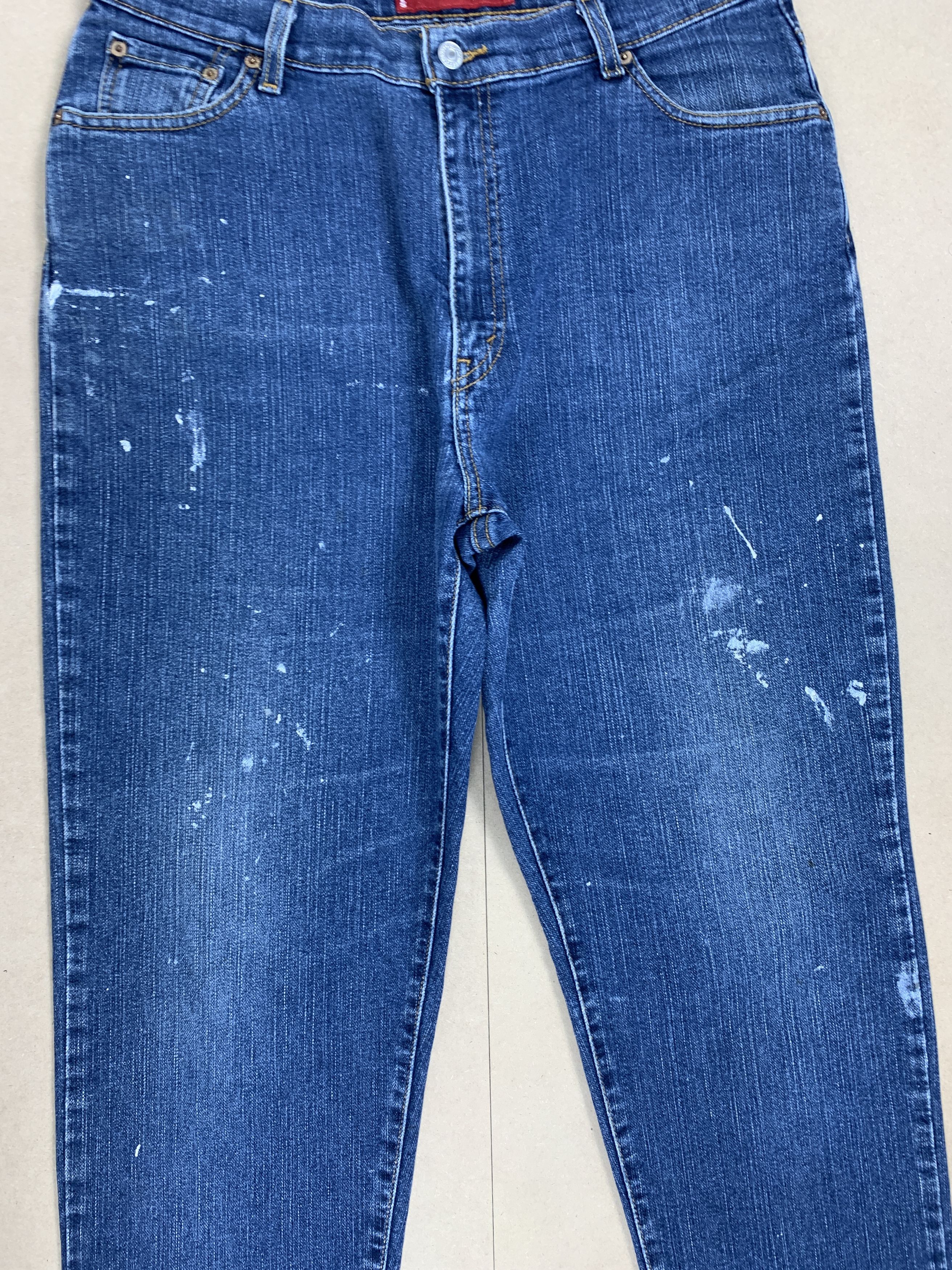 Levi's Vintage Levis 512 Skinny Stretch Faded Blue Jeans Size US 34 / EU 50 - 3 Thumbnail