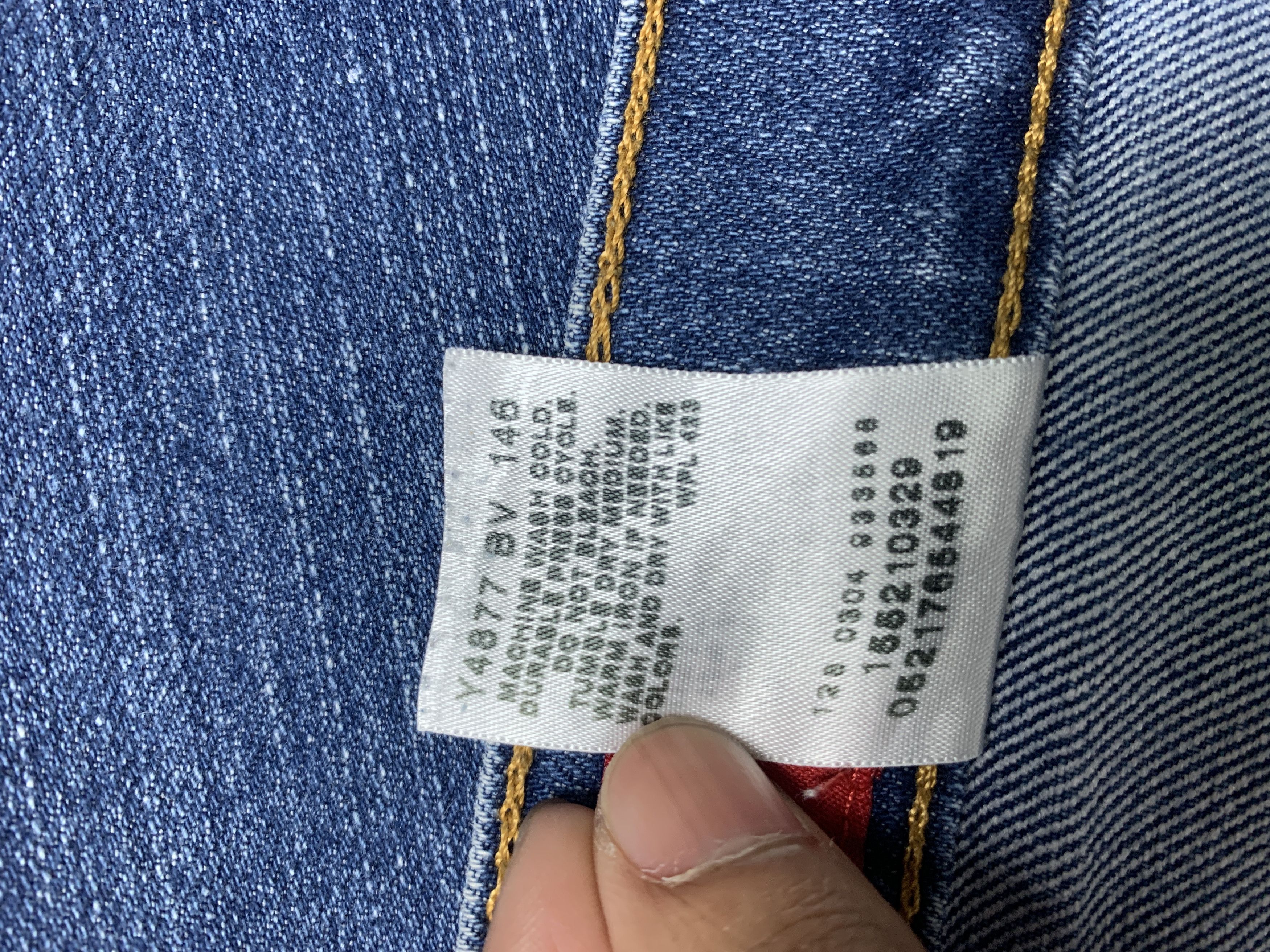 Levi's Vintage Levis 512 Skinny Stretch Faded Blue Jeans Size US 34 / EU 50 - 13 Thumbnail