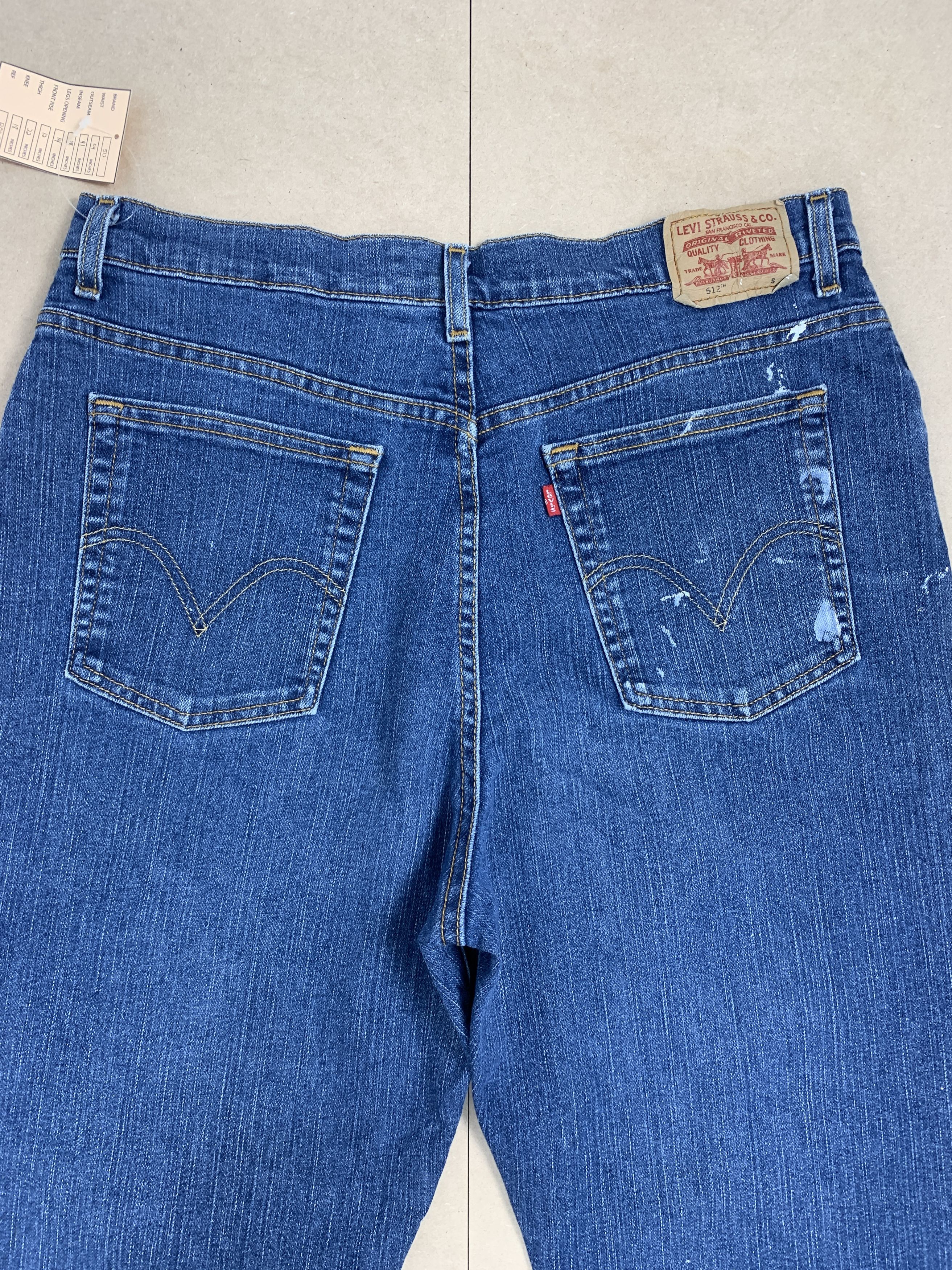 Levi's Vintage Levis 512 Skinny Stretch Faded Blue Jeans Size US 34 / EU 50 - 8 Thumbnail