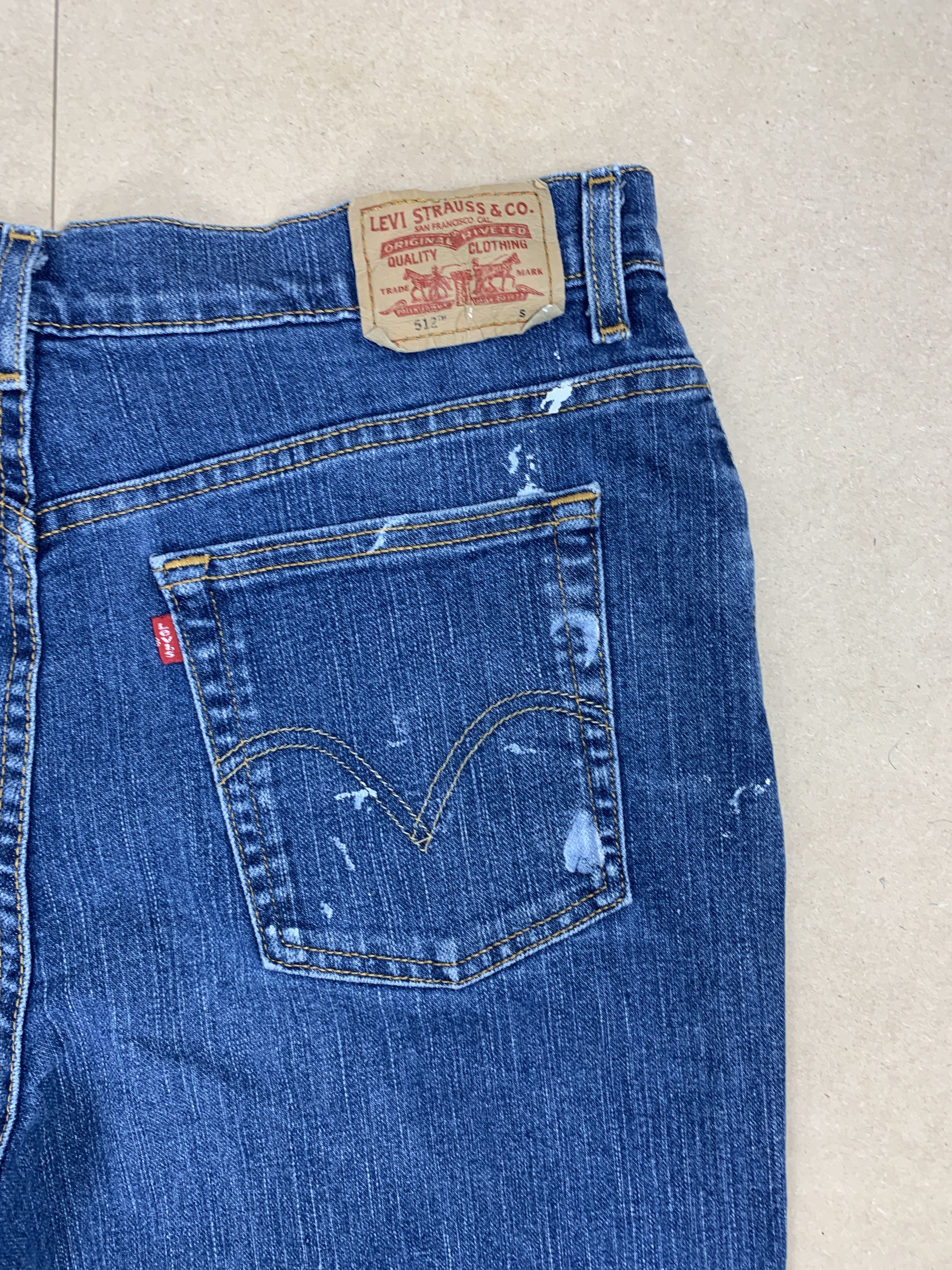 Levi's Vintage Levis 512 Skinny Stretch Faded Blue Jeans Size US 34 / EU 50 - 9 Thumbnail