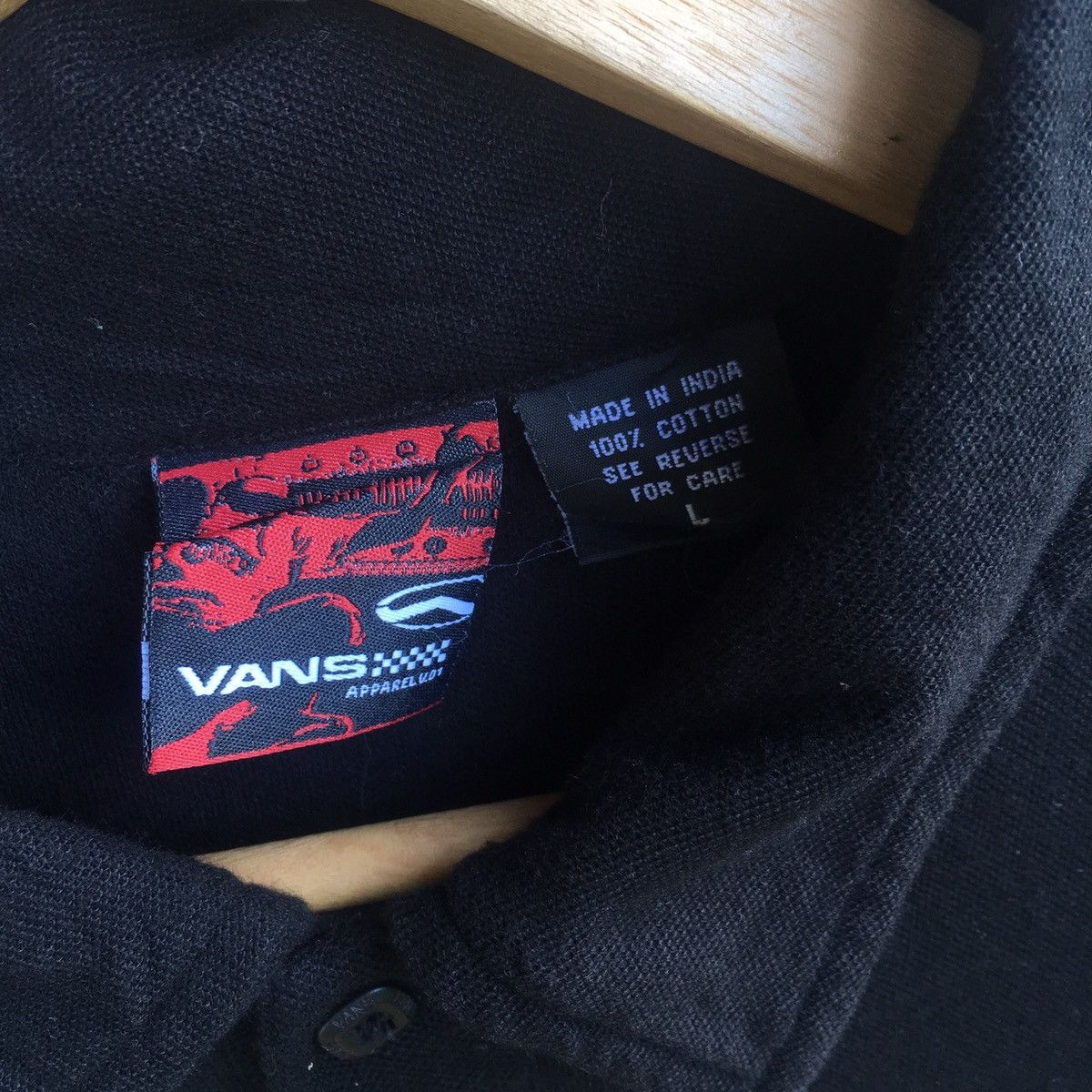 Vans Vintage Y2K Vans Skateboard ERD GRUNGE POLO L/S TEE Size US XL / EU 56 / 4 - 3 Thumbnail