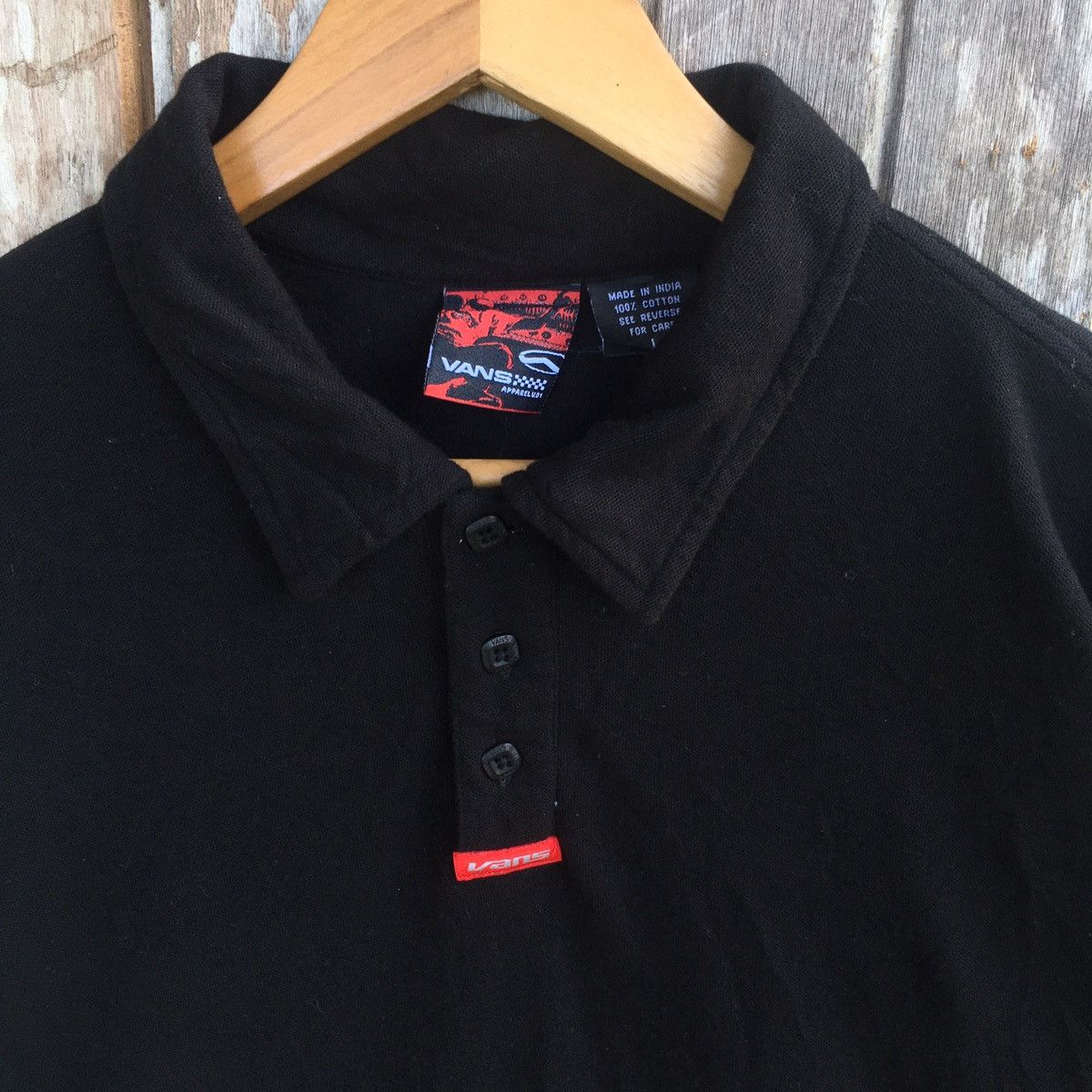 Vans Vintage Y2K Vans Skateboard ERD GRUNGE POLO L/S TEE Size US XL / EU 56 / 4 - 2 Thumbnail
