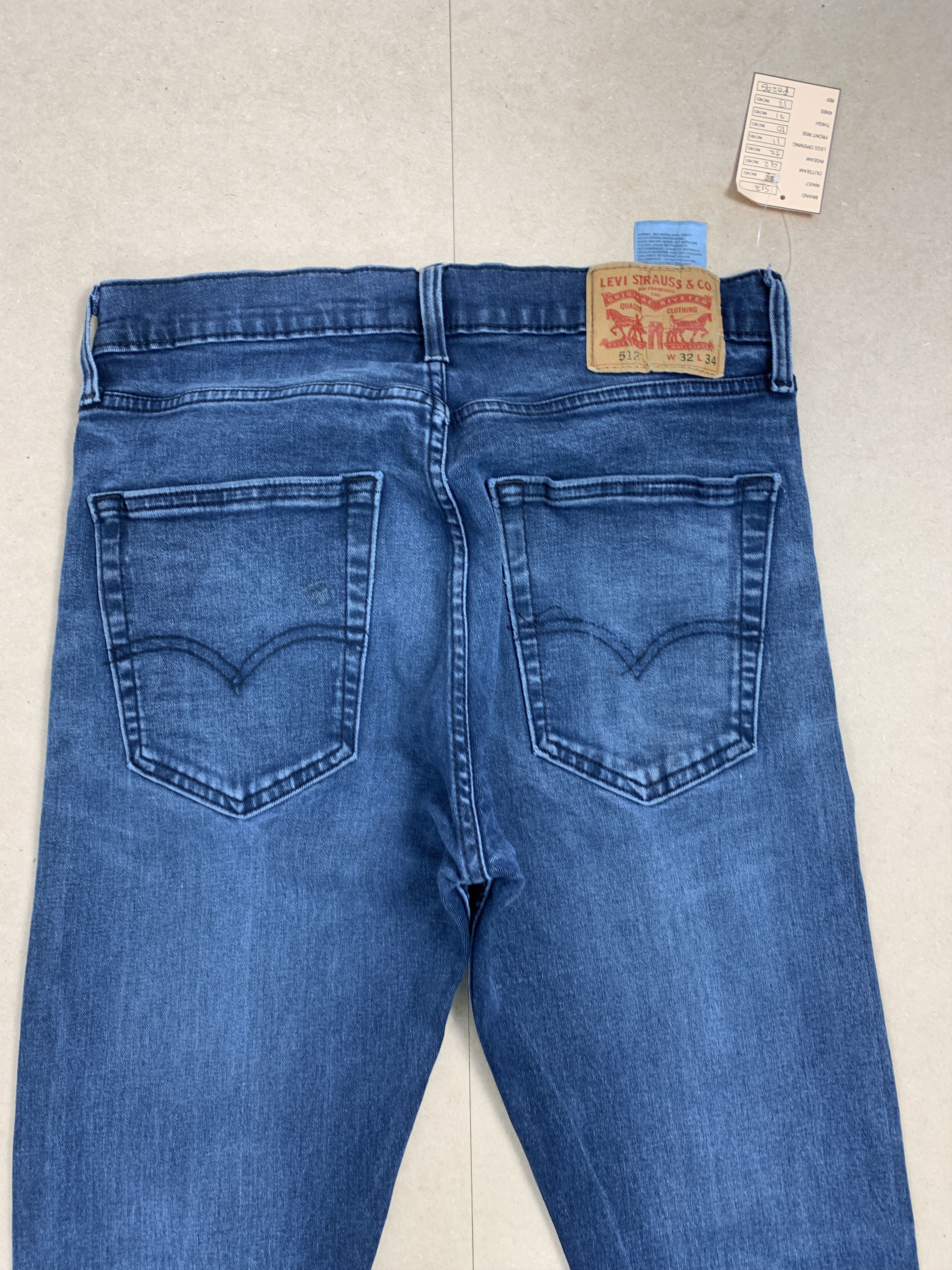 Levi's Vintage Levi's 512 Slim Taper Distressed Mid Wash jeans Size US 28 / EU 44 - 9 Thumbnail