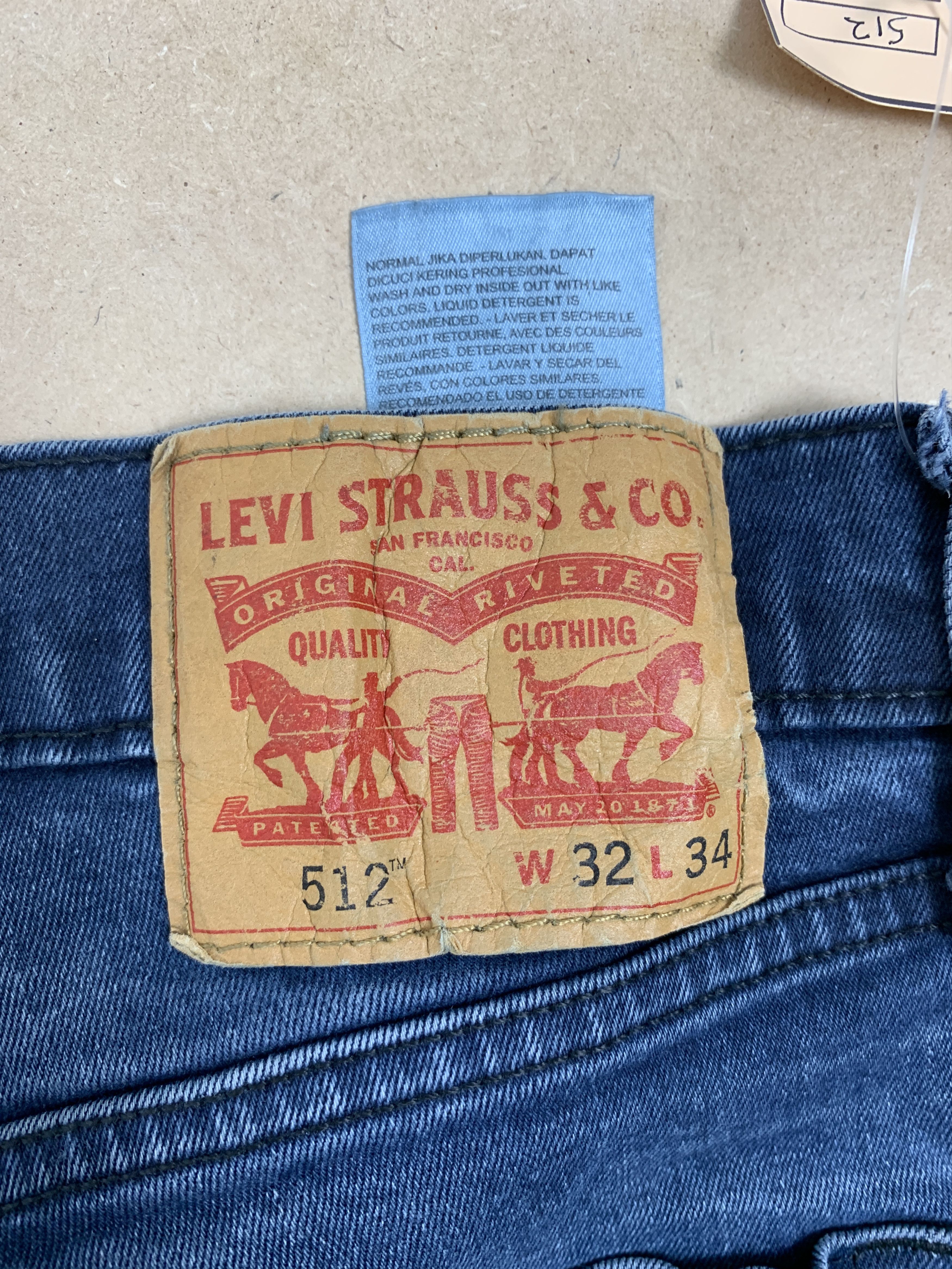Levi's Vintage Levi's 512 Slim Taper Distressed Mid Wash jeans Size US 28 / EU 44 - 10 Thumbnail