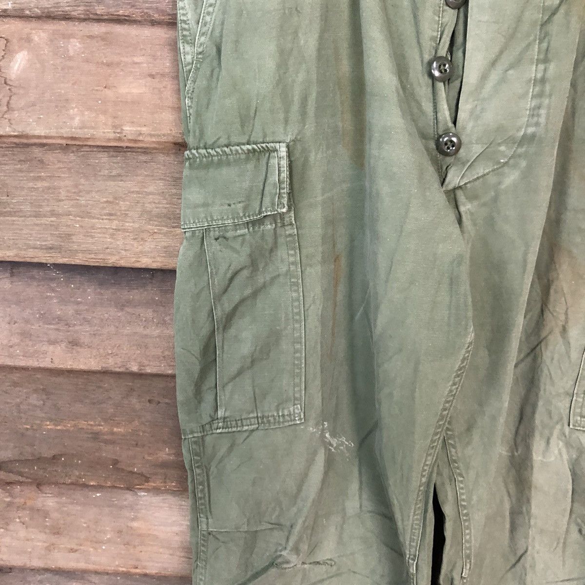 Japanese Brand DL Military multipocket tactical Green Cargon Pants #6945 Size US 33 - 6 Thumbnail