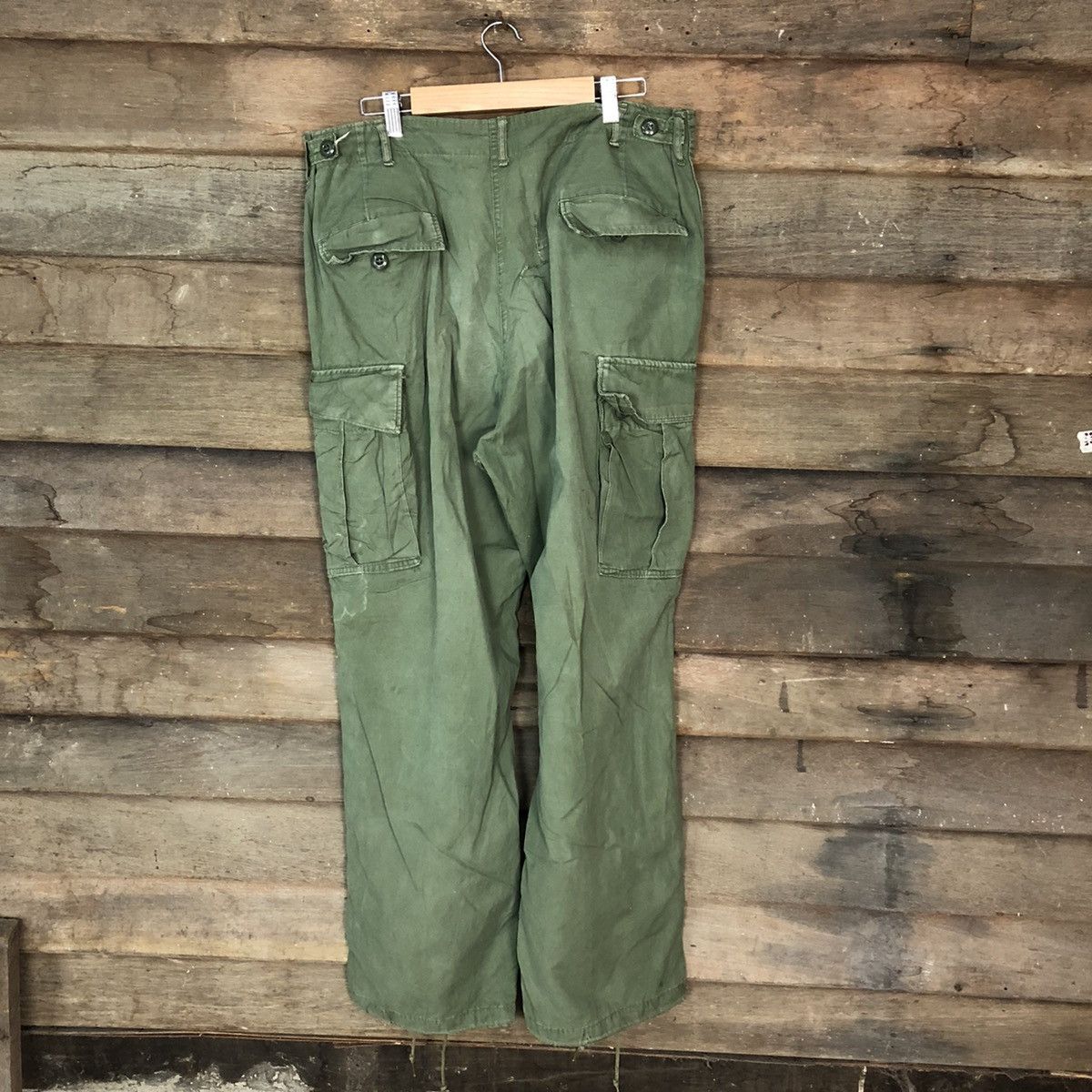 Japanese Brand DL Military multipocket tactical Green Cargon Pants #6945 Size US 33 - 11 Thumbnail