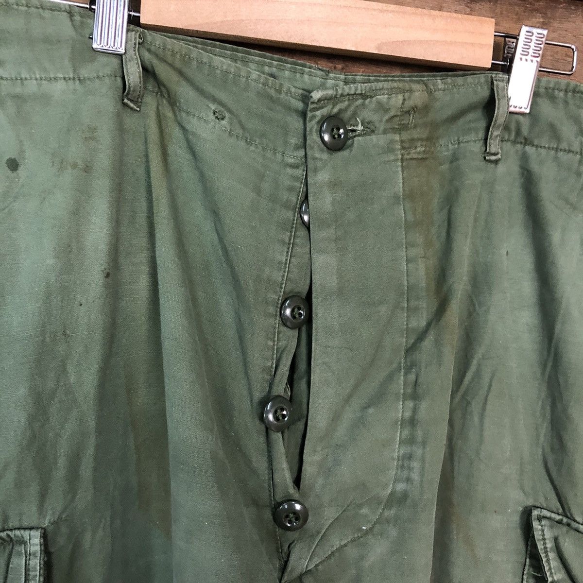 Japanese Brand DL Military multipocket tactical Green Cargon Pants #6945 Size US 33 - 10 Thumbnail
