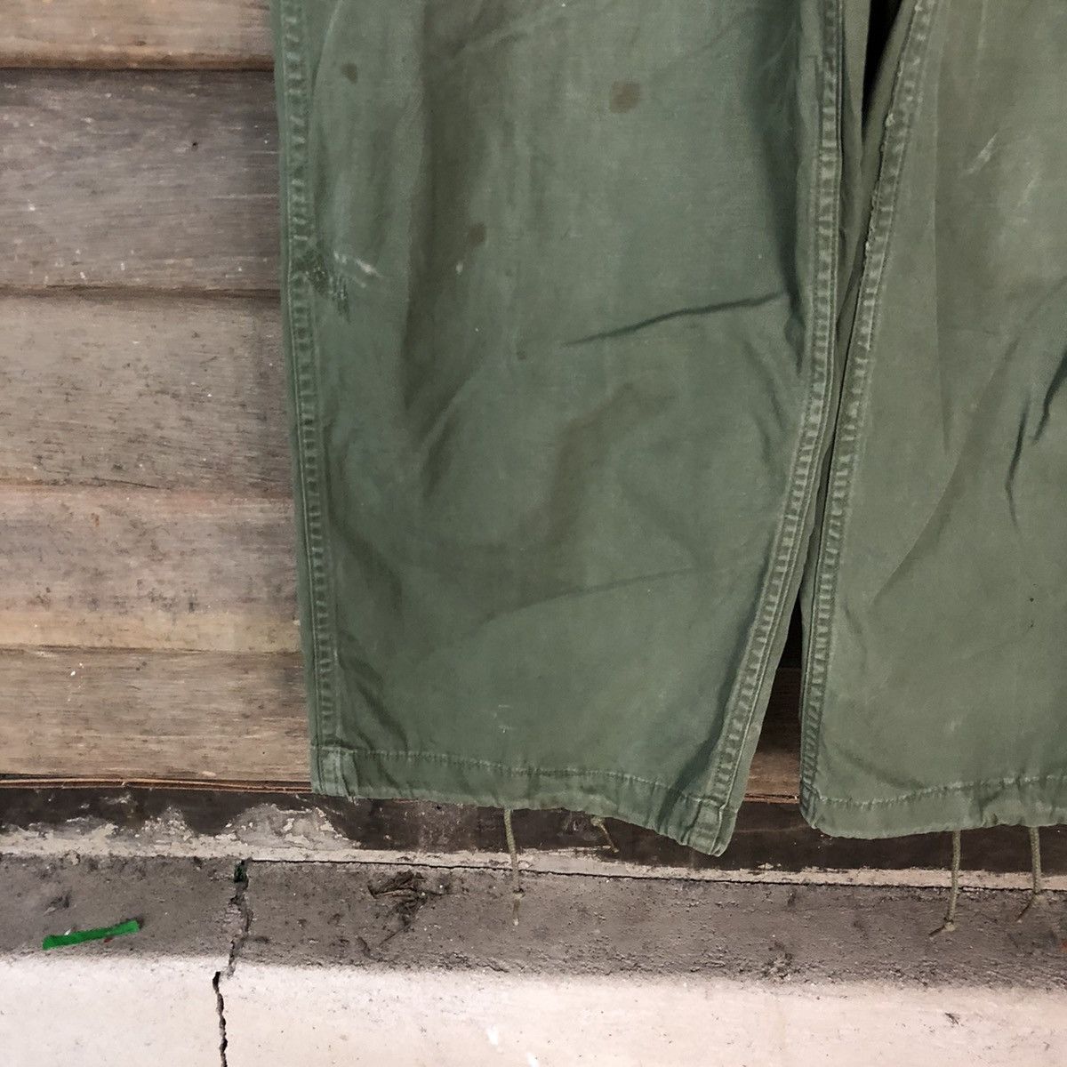 Japanese Brand DL Military multipocket tactical Green Cargon Pants #6945 Size US 33 - 8 Thumbnail