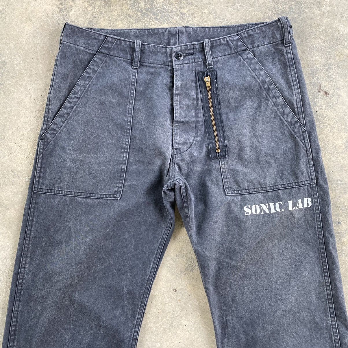 Nepenthes Vintage Nepenthes Sonic Lab Sun Faded Baker Pants Size US 36 / EU 52 - 4 Thumbnail