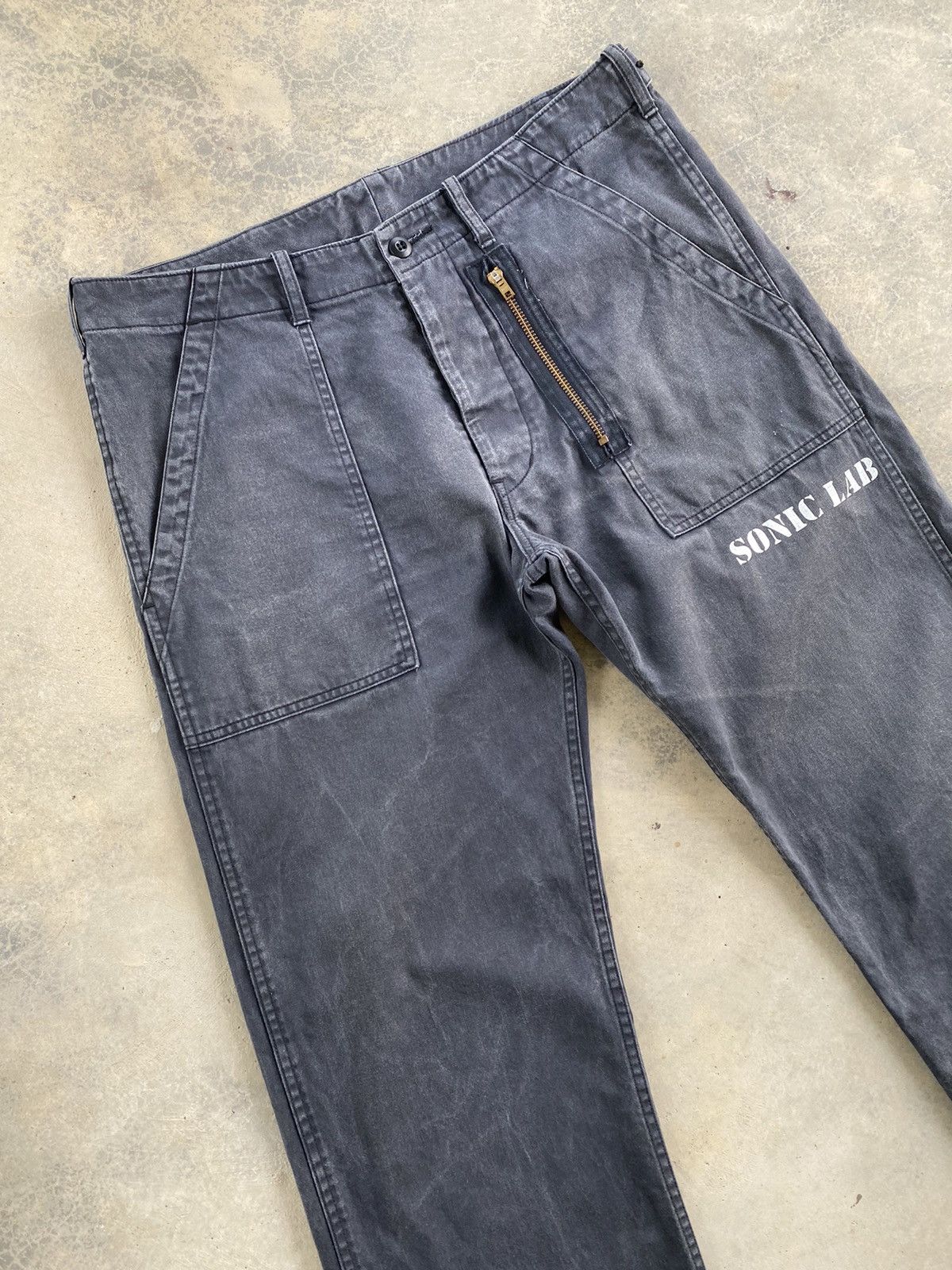 Nepenthes Vintage Nepenthes Sonic Lab Sun Faded Baker Pants Size US 36 / EU 52 - 3 Thumbnail