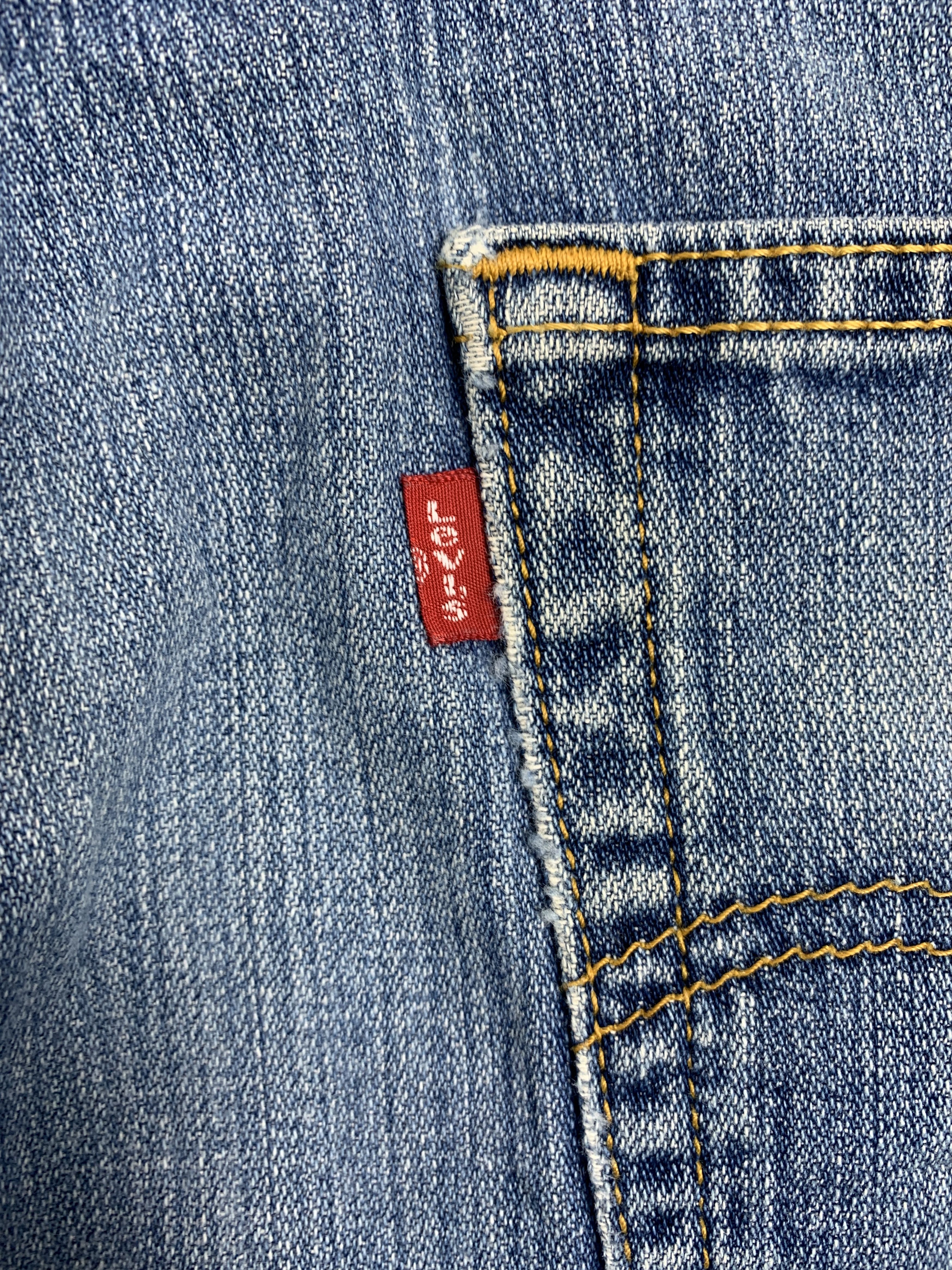 Levi's × Vintage Vintage Levis 529 Straight Cut Faded Blue Jeans Size US 36 / EU 52 - 9 Thumbnail