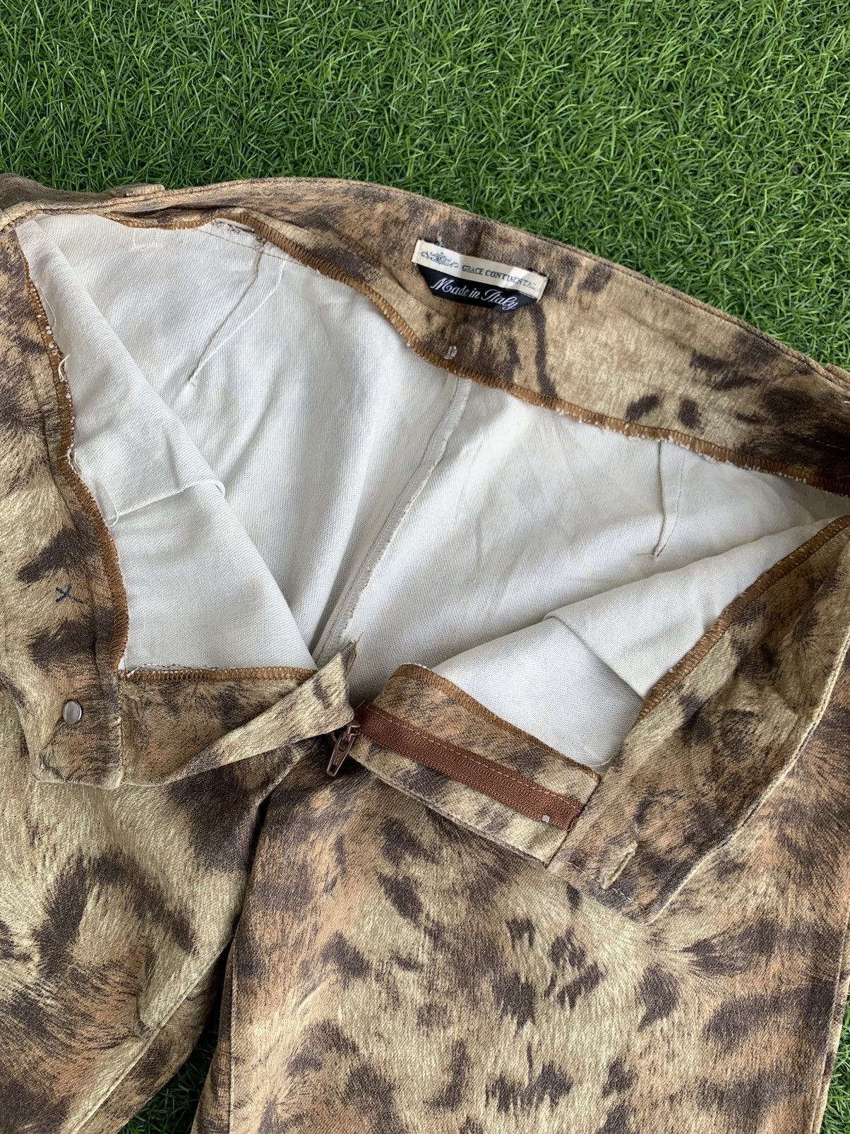 Designer Vintage Grace Continental Leopard Print Flare Size 30" / US 8 / IT 44 - 15 Thumbnail
