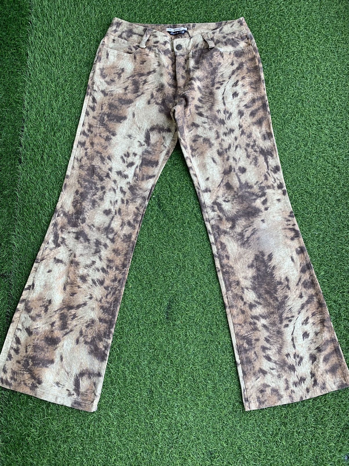 Designer Vintage Grace Continental Leopard Print Flare Size 30" / US 8 / IT 44 - 10 Thumbnail