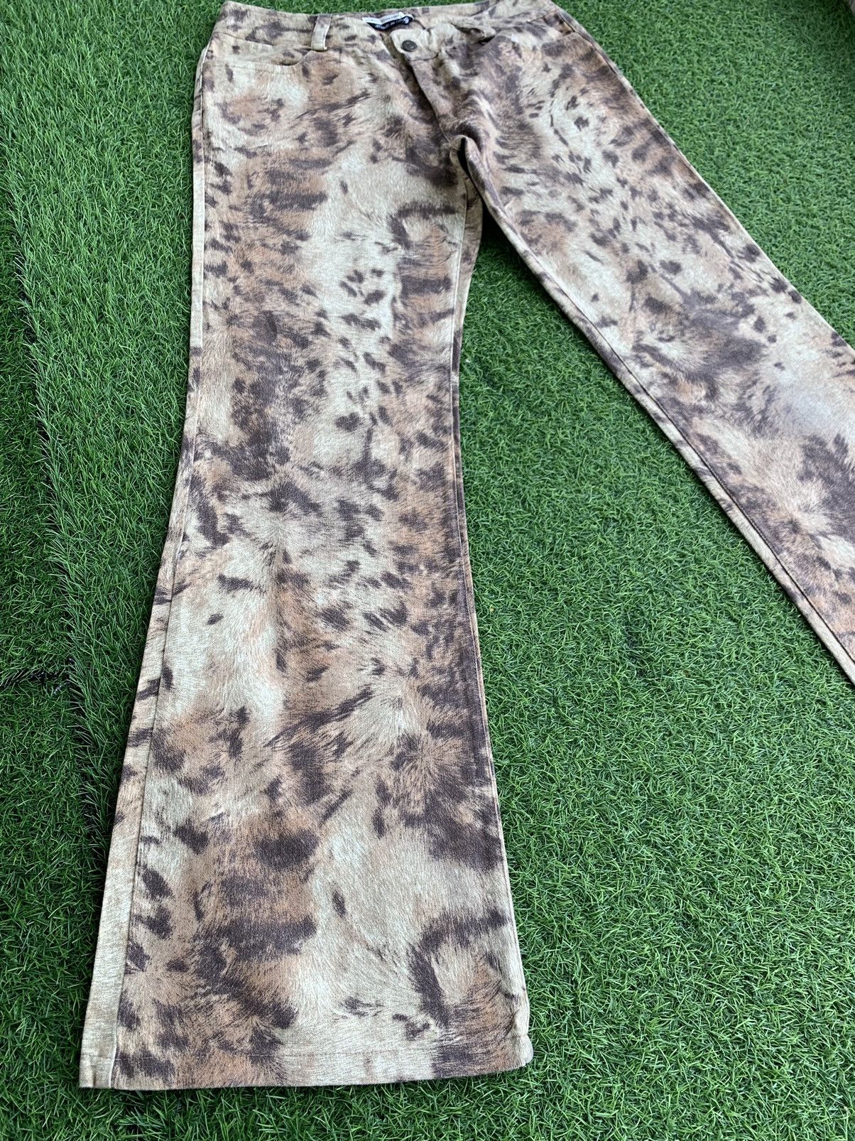 Designer Vintage Grace Continental Leopard Print Flare Size 30" / US 8 / IT 44 - 8 Thumbnail
