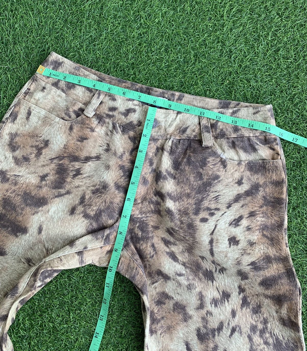 Designer Vintage Grace Continental Leopard Print Flare Size 30" / US 8 / IT 44 - 16 Thumbnail