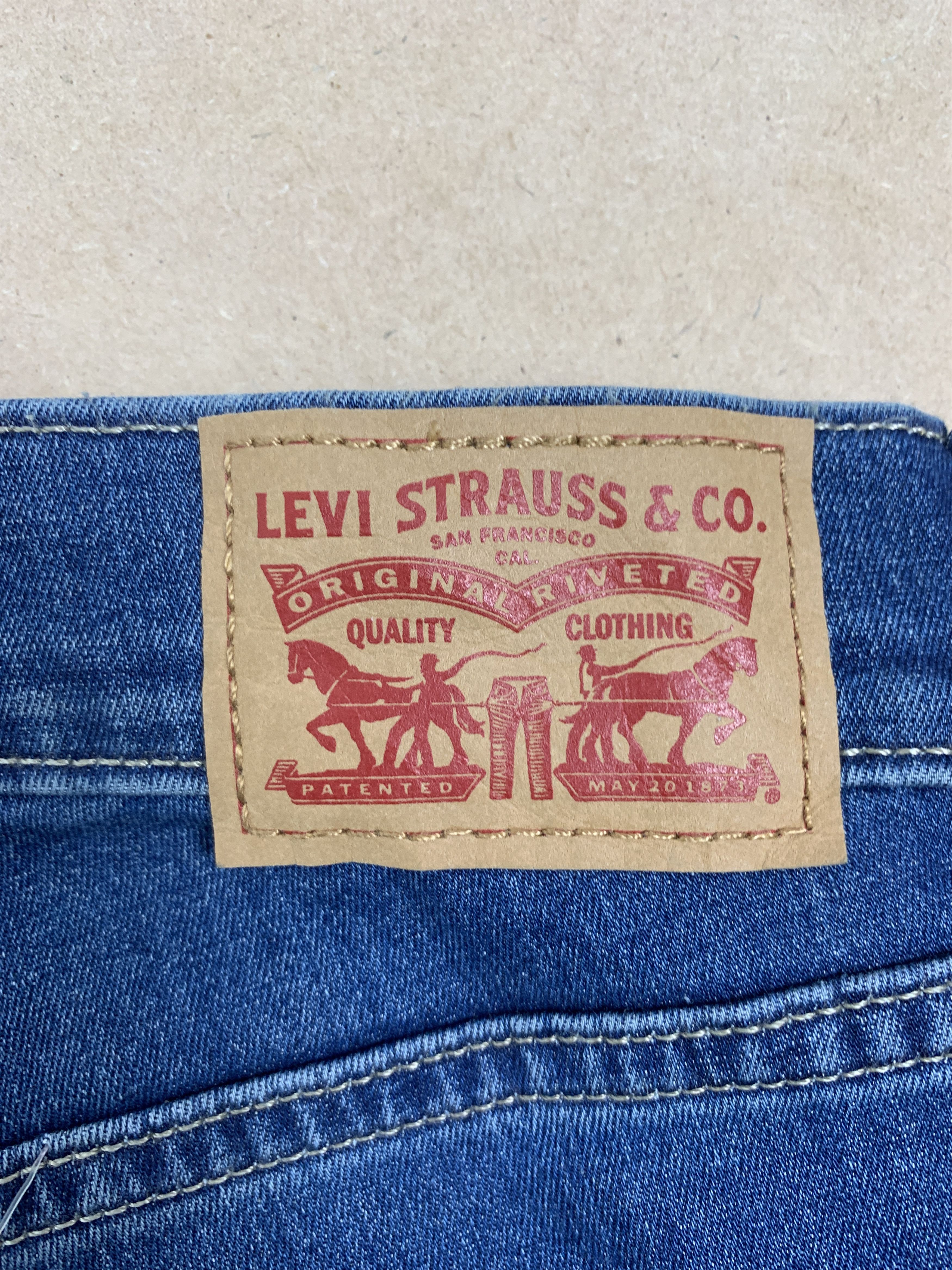 Levi's Vintage Levis 314 Straight Cut Faded Blue Jeans P0253 Size 24" / US 00 / IT 34 - 7 Thumbnail