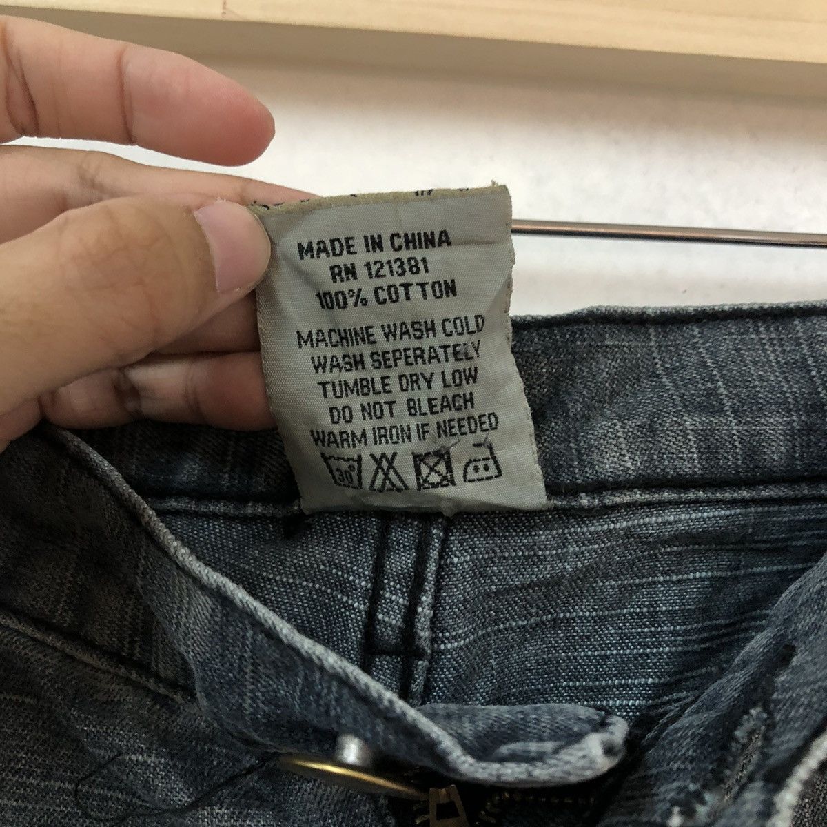 Japanese Brand VINTAGE INDIGO JAPAN SHORT DENIM PANTS CHROME HEARTS DESIGN Size US 30 / EU 46 - 10 Thumbnail