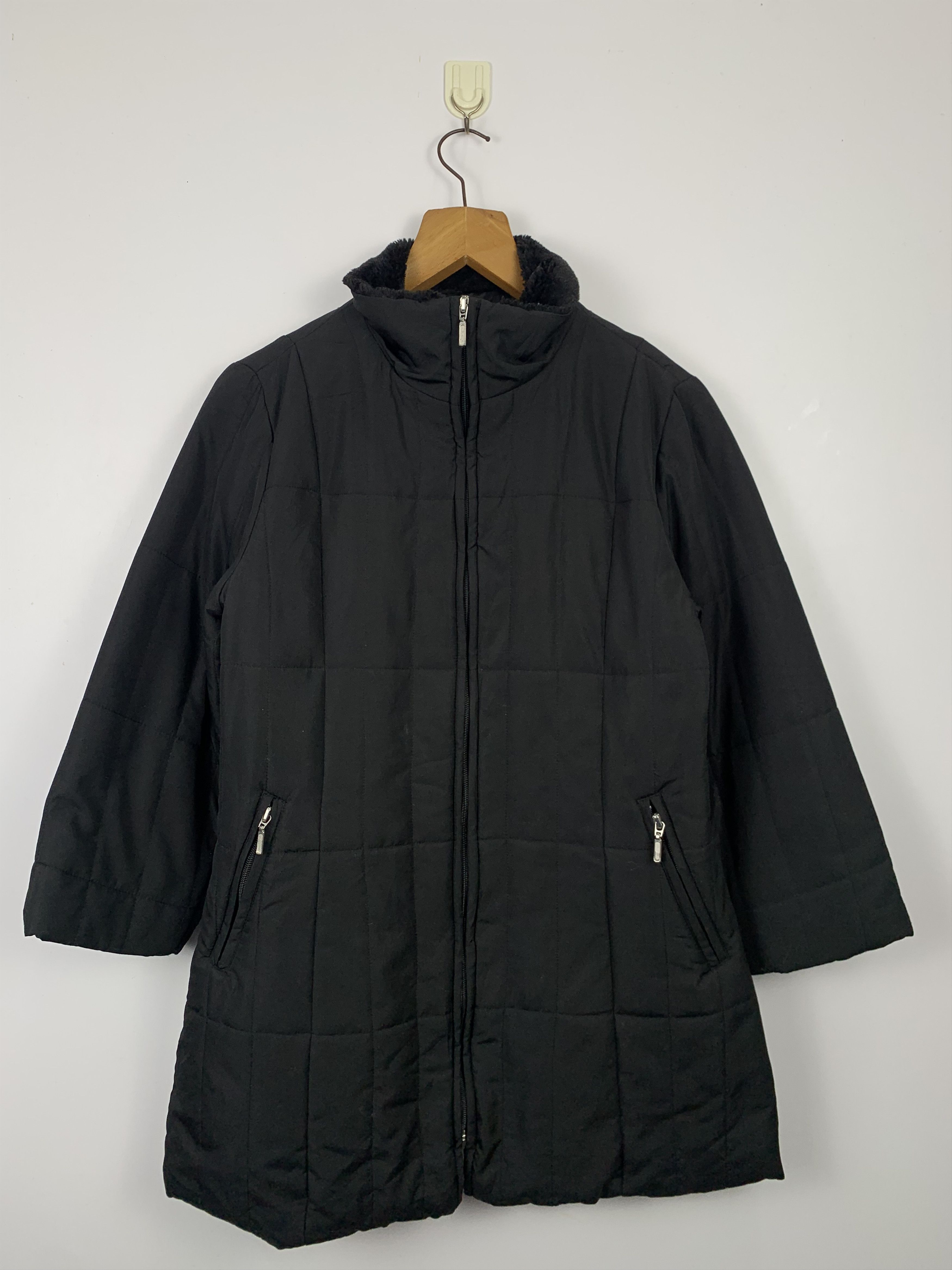 Vintage Vintage Rudolph Valentino Sherpa Collar Puffer Jacket J0541 Size S / US 4 / IT 40 - 1 Thumbnail