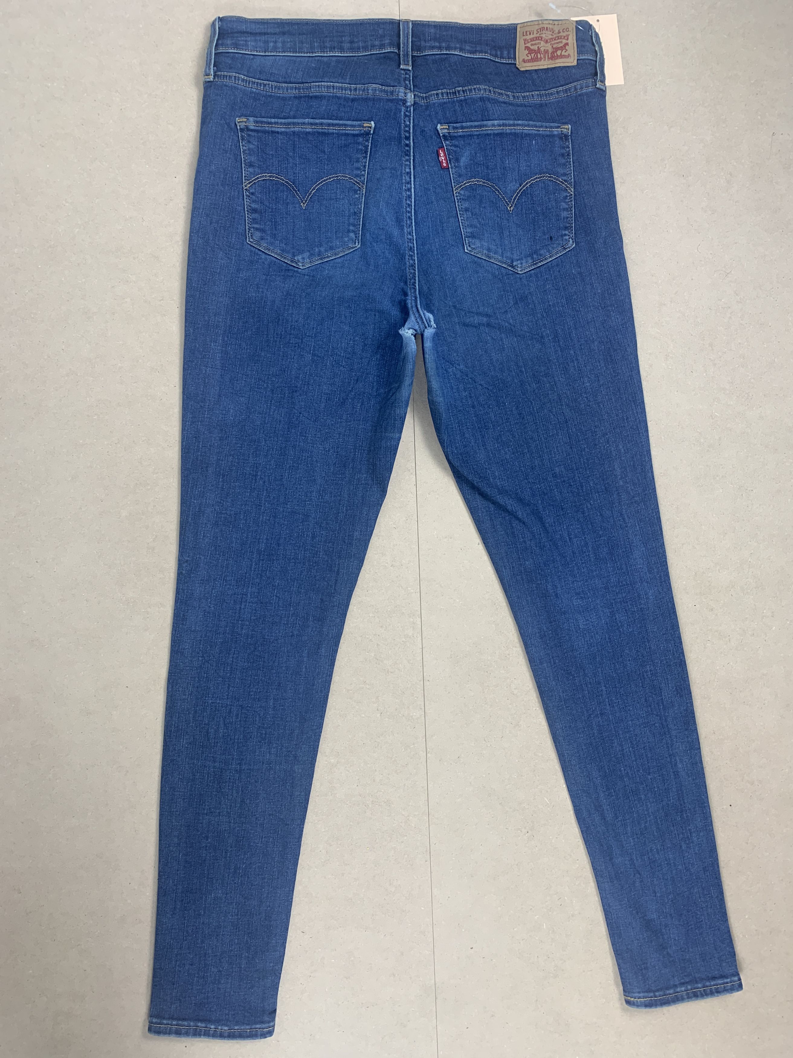 Levi's Vintage Levis 720 Skinny Faded Blue Jeans Size US 31 - 5 Thumbnail