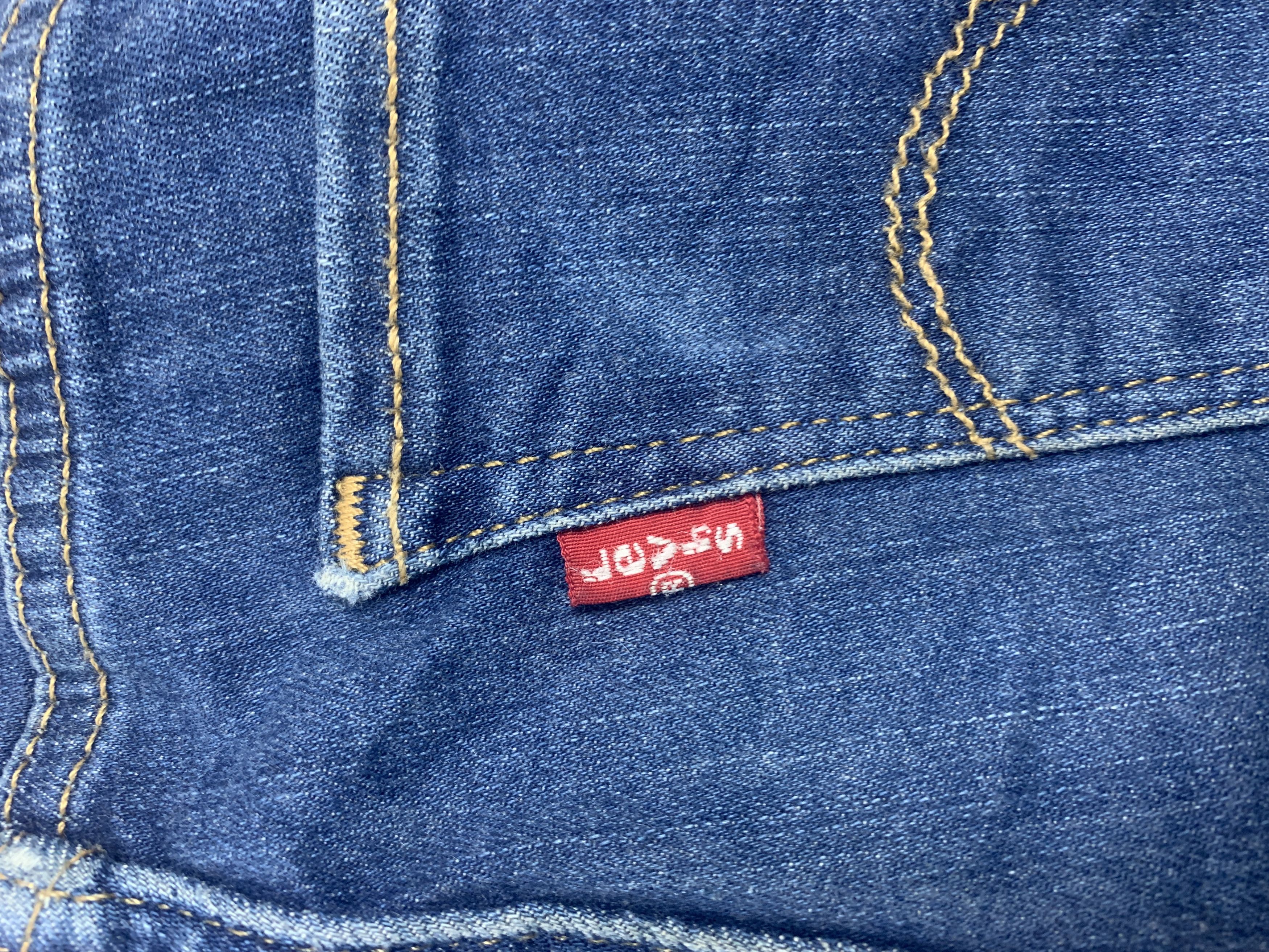Levi's Vintage Levis 720 Skinny Faded Blue Jeans Size US 31 - 8 Thumbnail