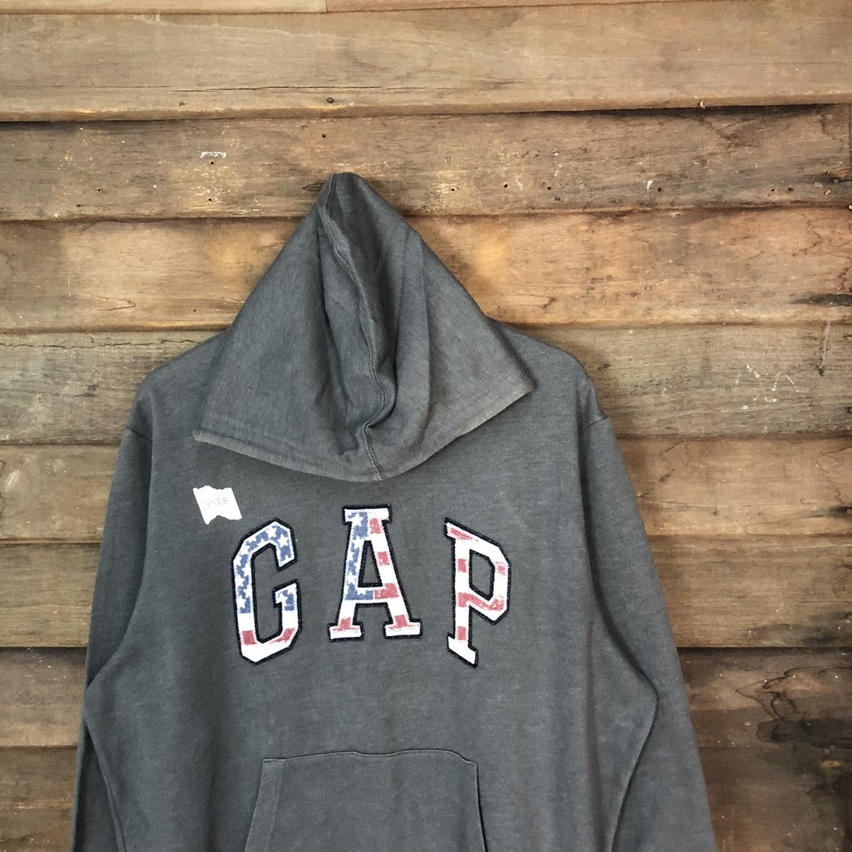 Gap × Vintage Gap grey Hoodie #356B Size US XL / EU 56 / 4 - 2 Thumbnail
